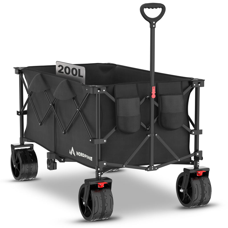 Bollerwagen faltbar - 200L / 300L – 200 Liter | B-Ware - - Outlet von NEOLYMP | Fitnessequipment und Sportartikel