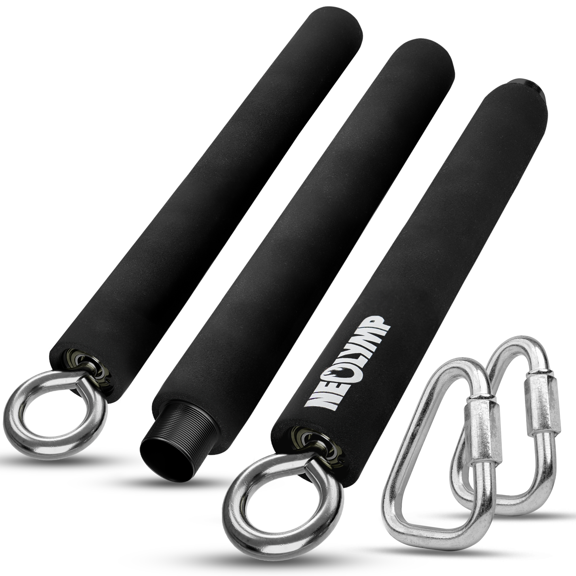 Bänderstange für Fitnessbänder mit Karabinern – Default Title (B‑Ware) - - Outlet von NEOLYMP | Fitnessequipment und Sportartikel