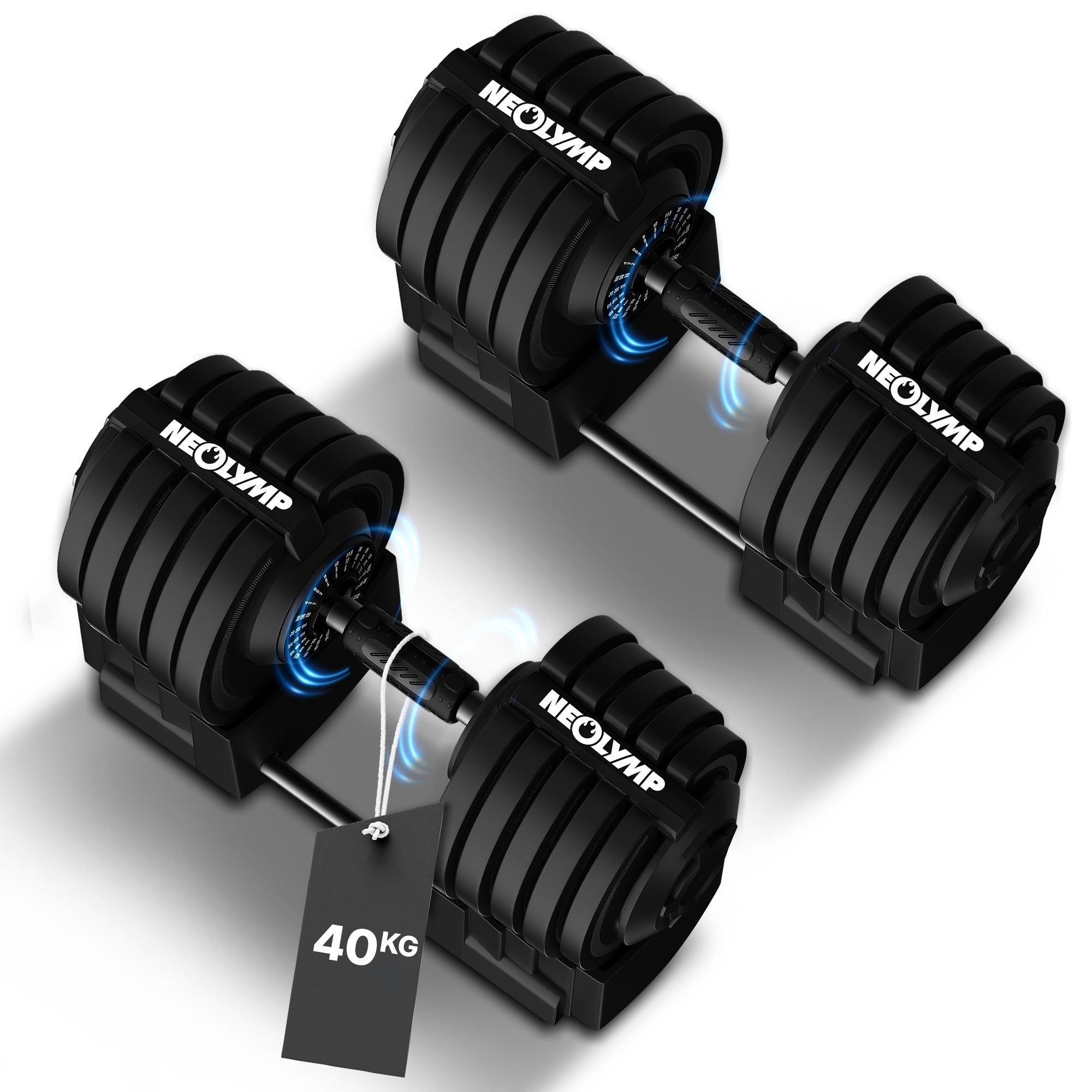 Verstellbare Kurzhanteln 41kg & 24kg – Kurzhantel 2 mal 40 Kg (B‑Ware) - - Outlet von NEOLYMP | Fitnessequipment und Sportartikel