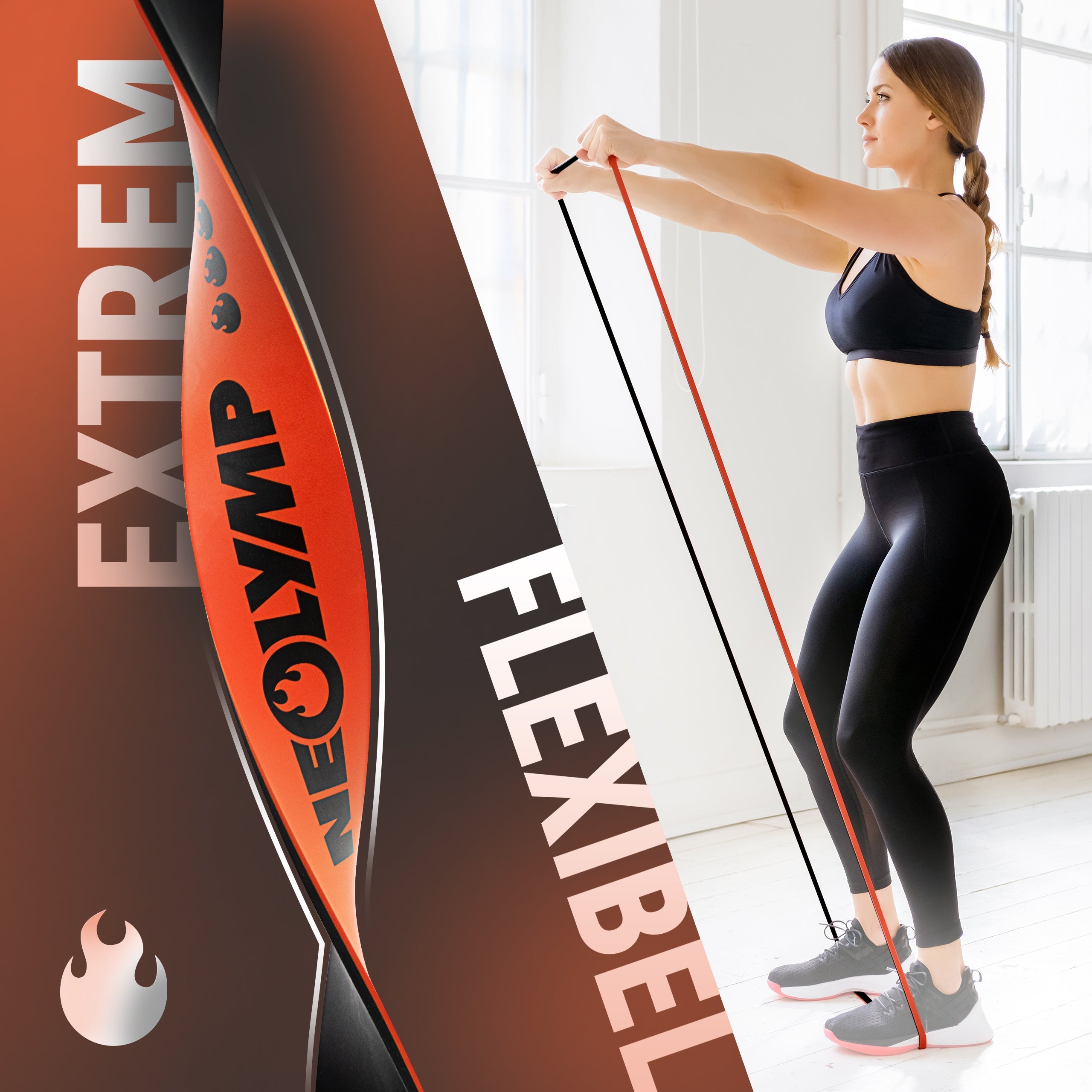 Heavy Resistance Bands aus Latex - - B-Ware von NEOLYMP | Fitnessequipment und Sportartikel