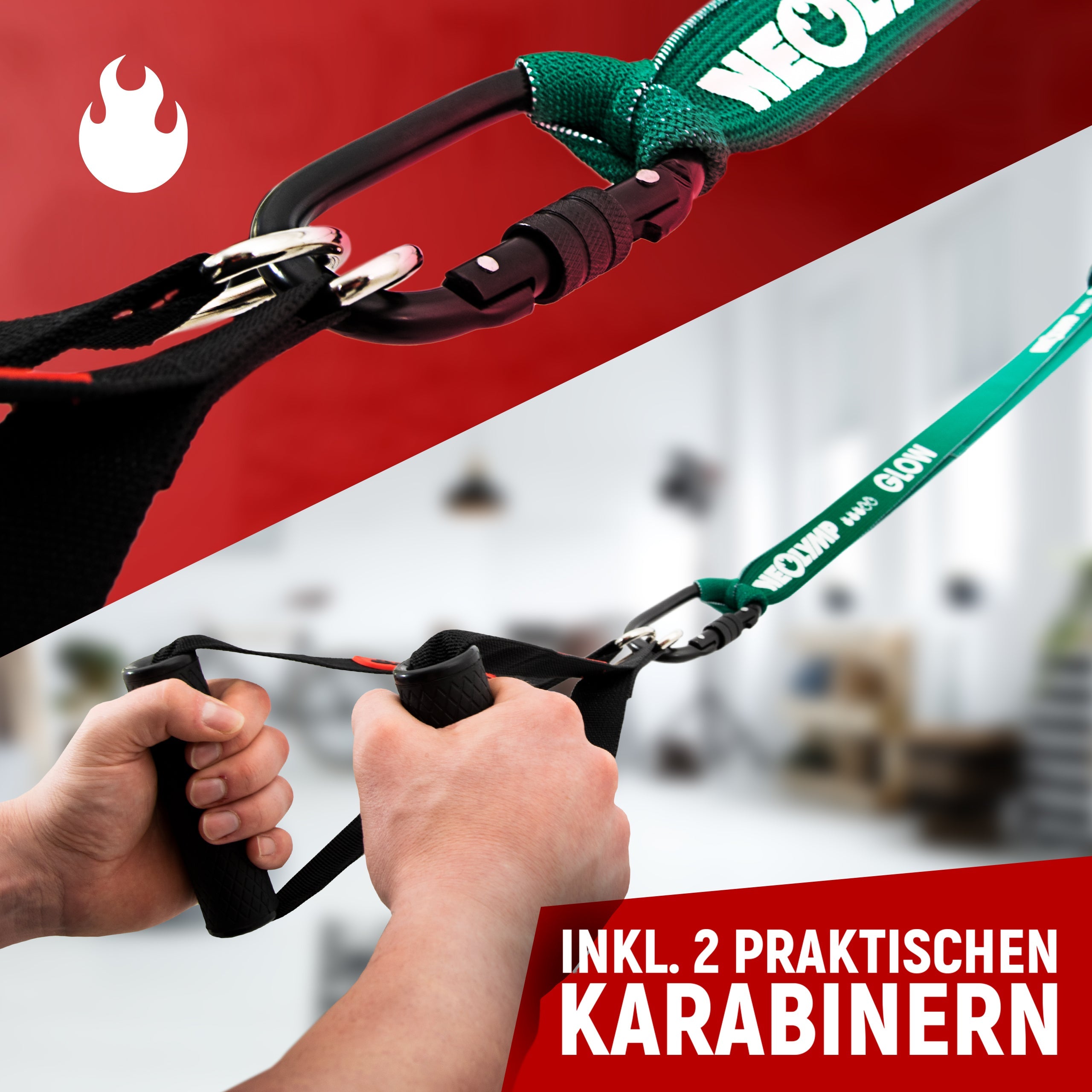 Grifferweiterung für Fitnessbänder - - Zubehör von NEOLYMP | Fitnessequipment und Sportartikel