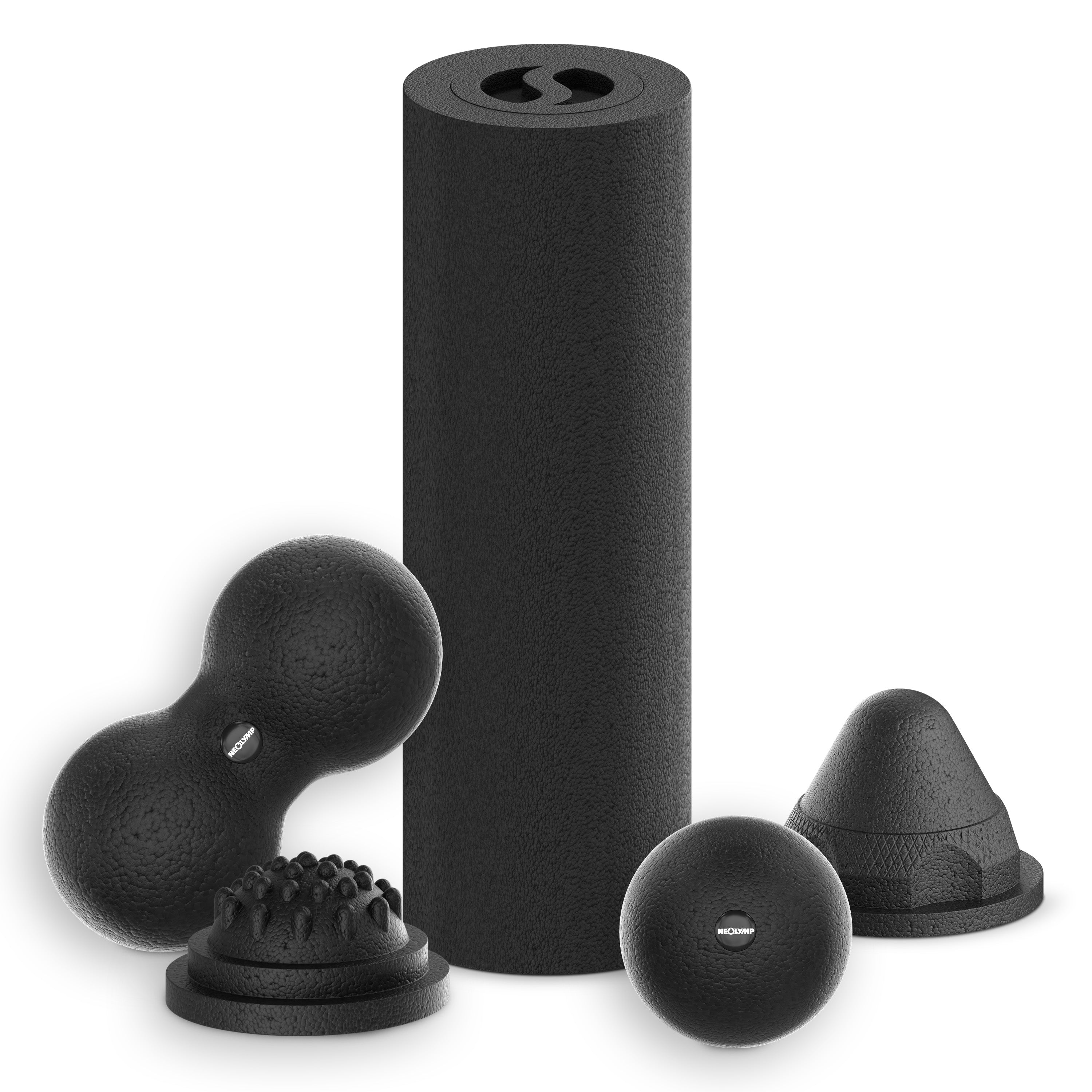 5-teiliges Faszienrollen Set - - Recovery & Akupressur von NEOLYMP | Fitnessequipment und Sportartikel