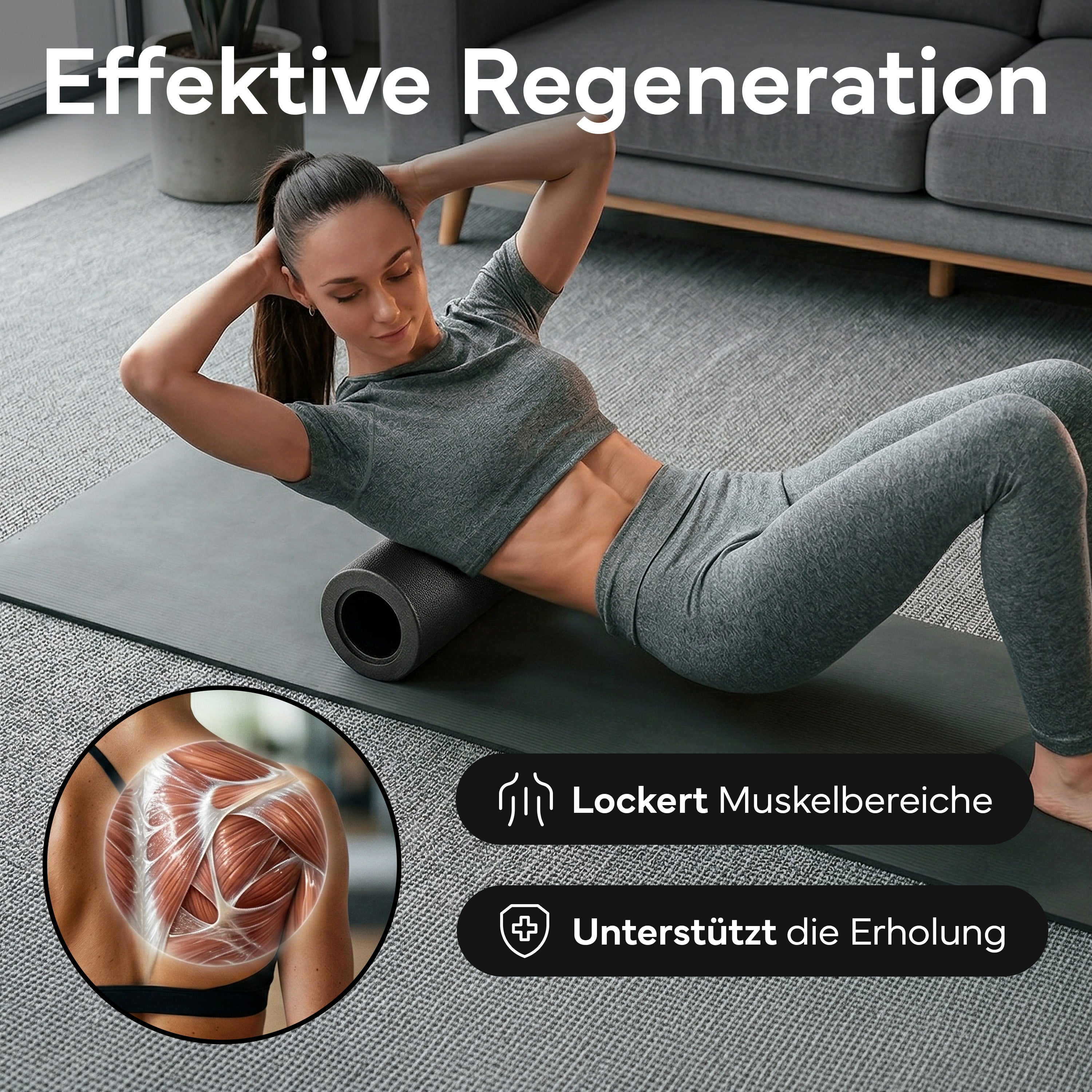 5-teiliges Faszienrollen Set - - Recovery & Akupressur von NEOLYMP | Fitnessequipment und Sportartikel
