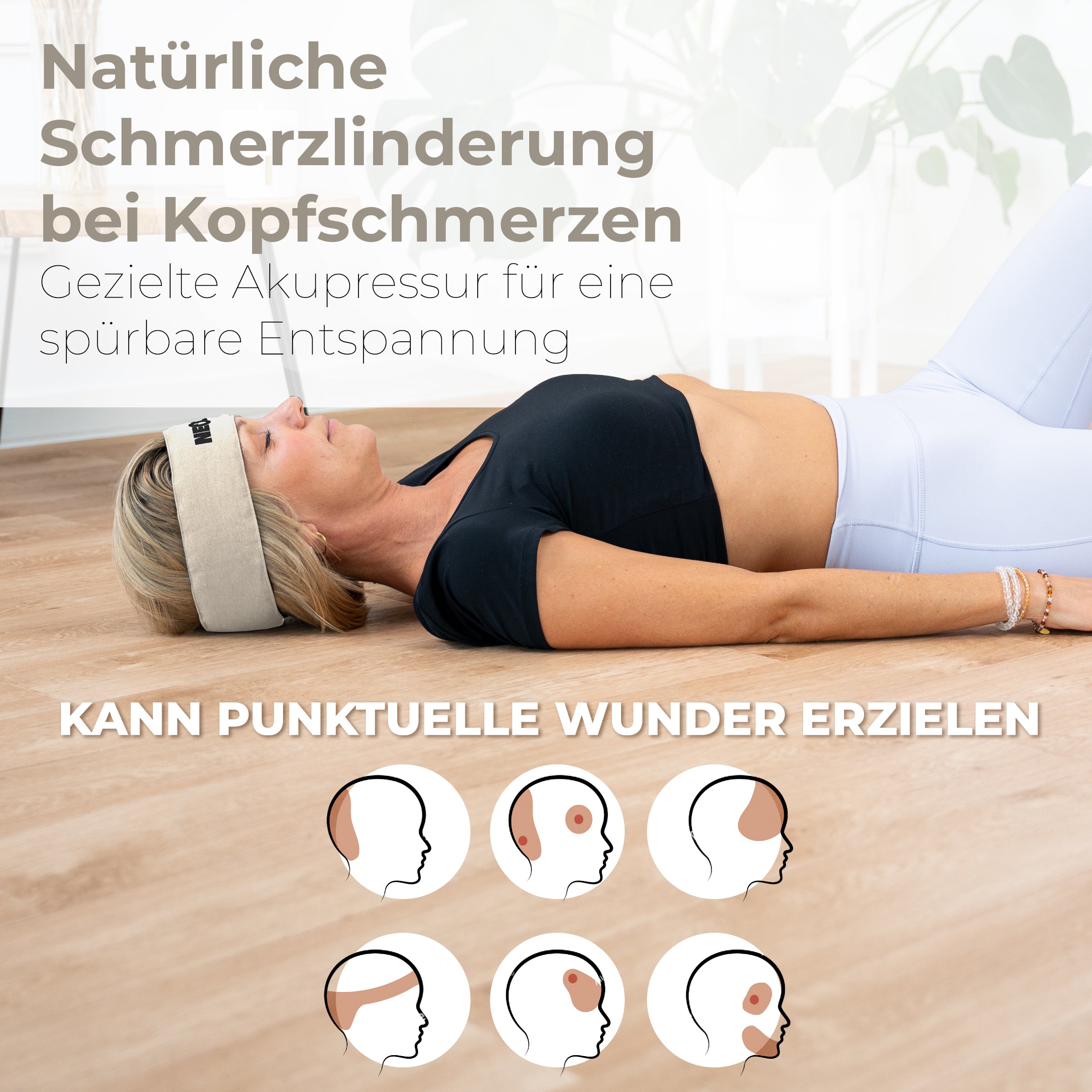 Akupressur-Allround-Set mit gratis Lendengürtel & Übungen - Grau - Recovery & Akupressur von NEOLYMP | Fitnessequipment und Sportartikel