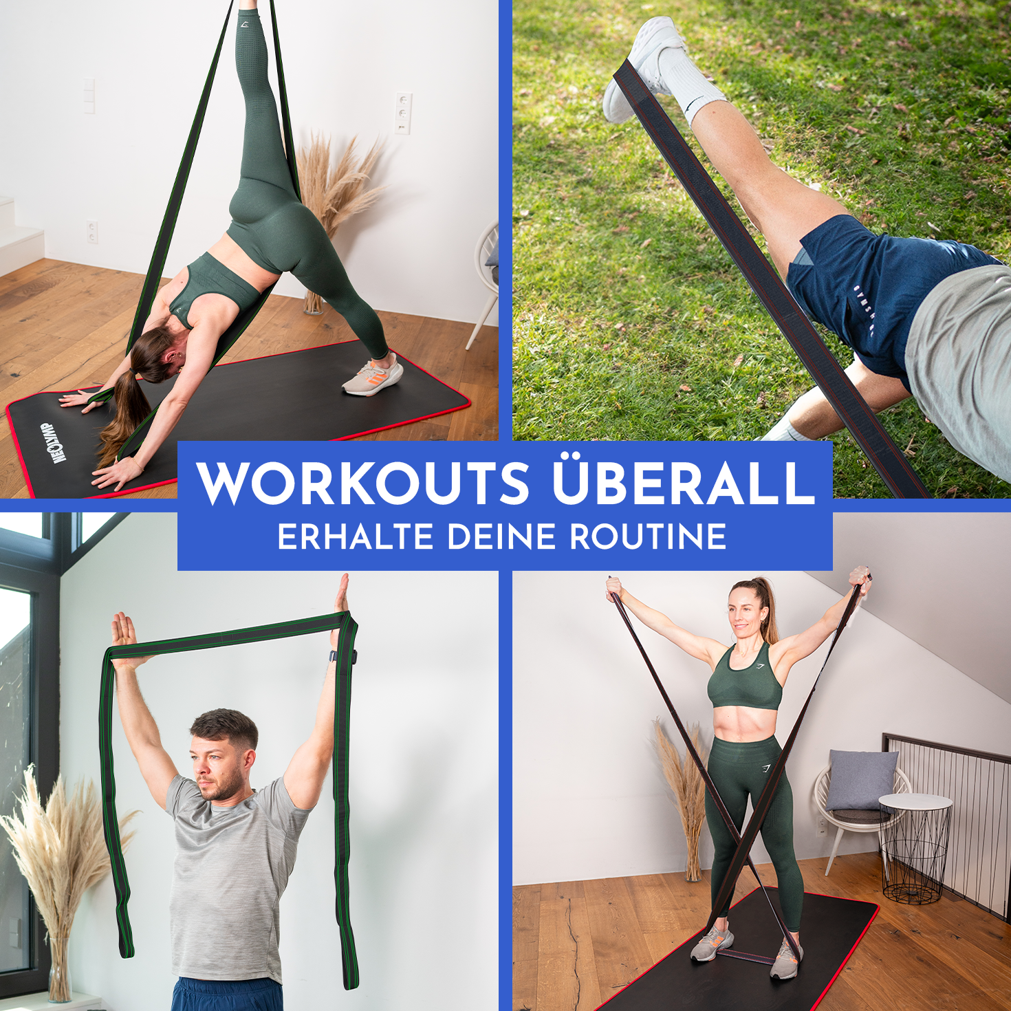 Superband mit Multianker - - Fitnessbänder von NEOLYMP | Fitnessequipment und Sportartikel