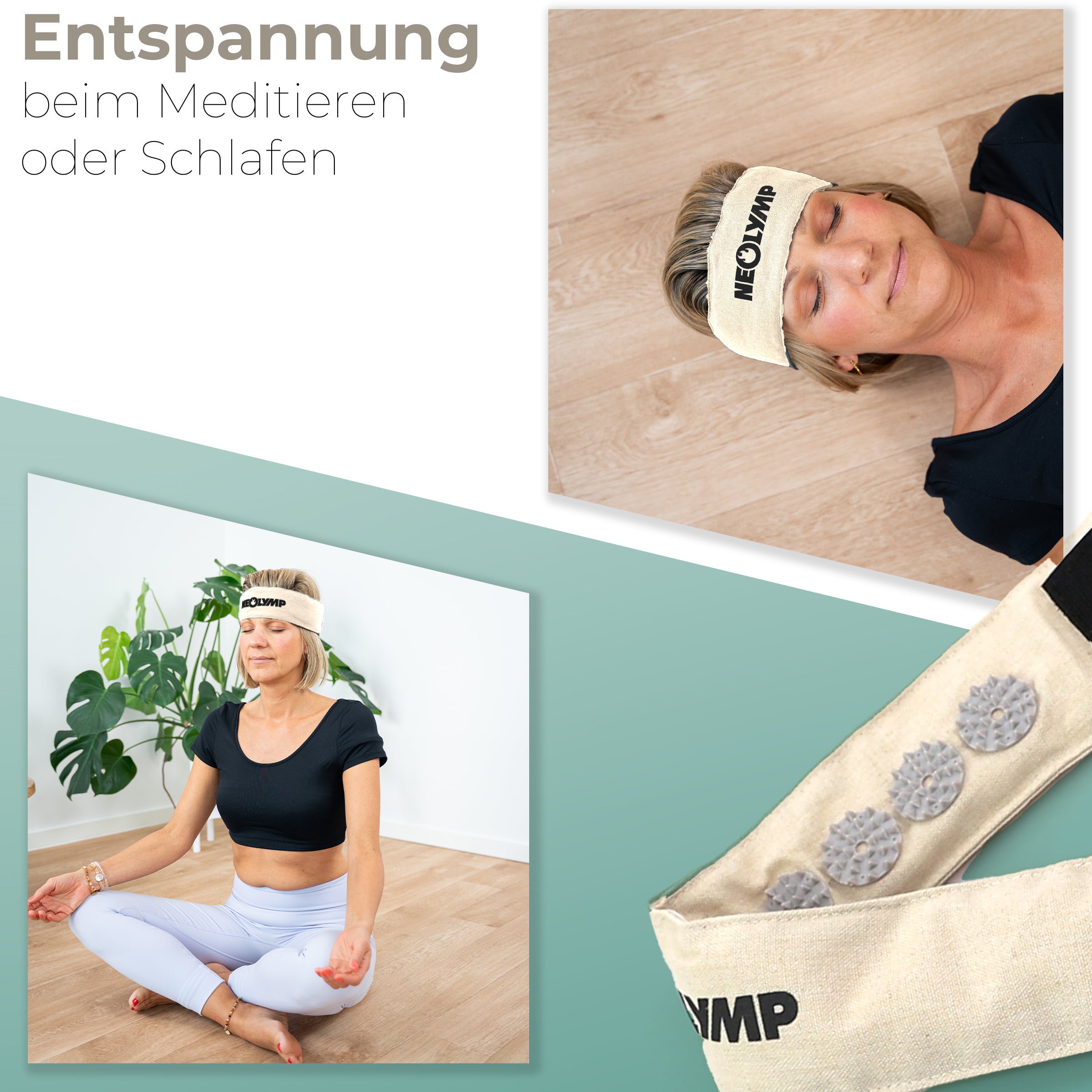 Akupressur Stirnband - - Recovery & Akupressur von NEOLYMP | Fitnessequipment und Sportartikel