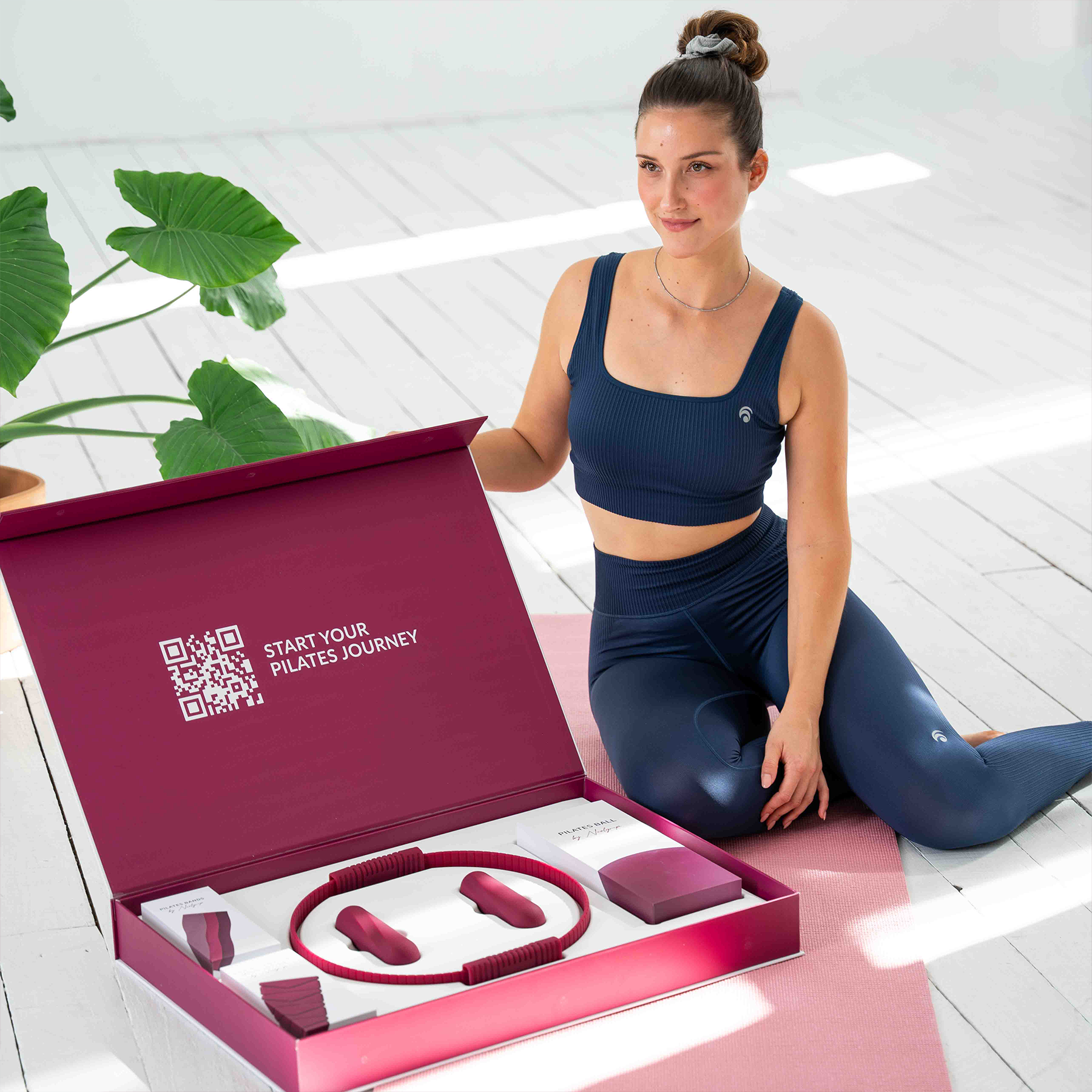 Premium Pilates Komplett-Set mit Geschenkbox (MP) - - Sportgerät von NEOLYMP | Fitnessequipment und Sportartikel