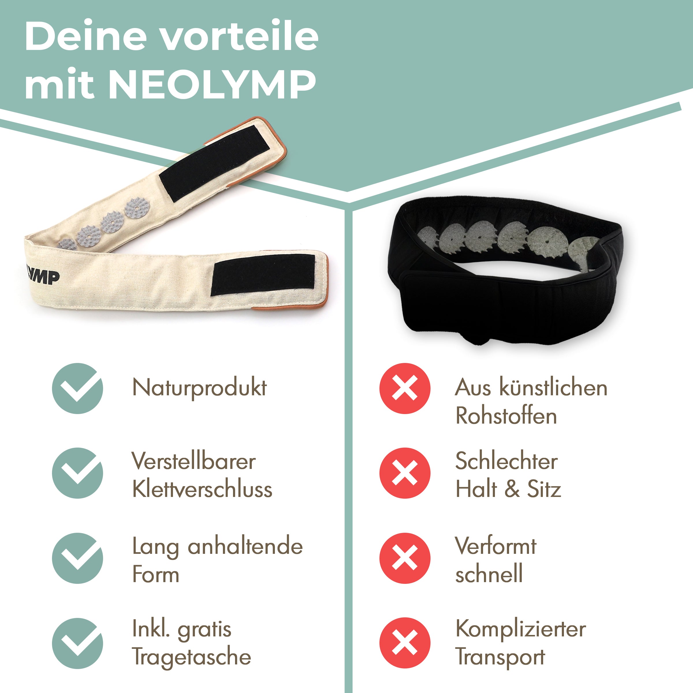 Akupressur Stirnband - - Recovery & Akupressur von NEOLYMP | Fitnessequipment und Sportartikel