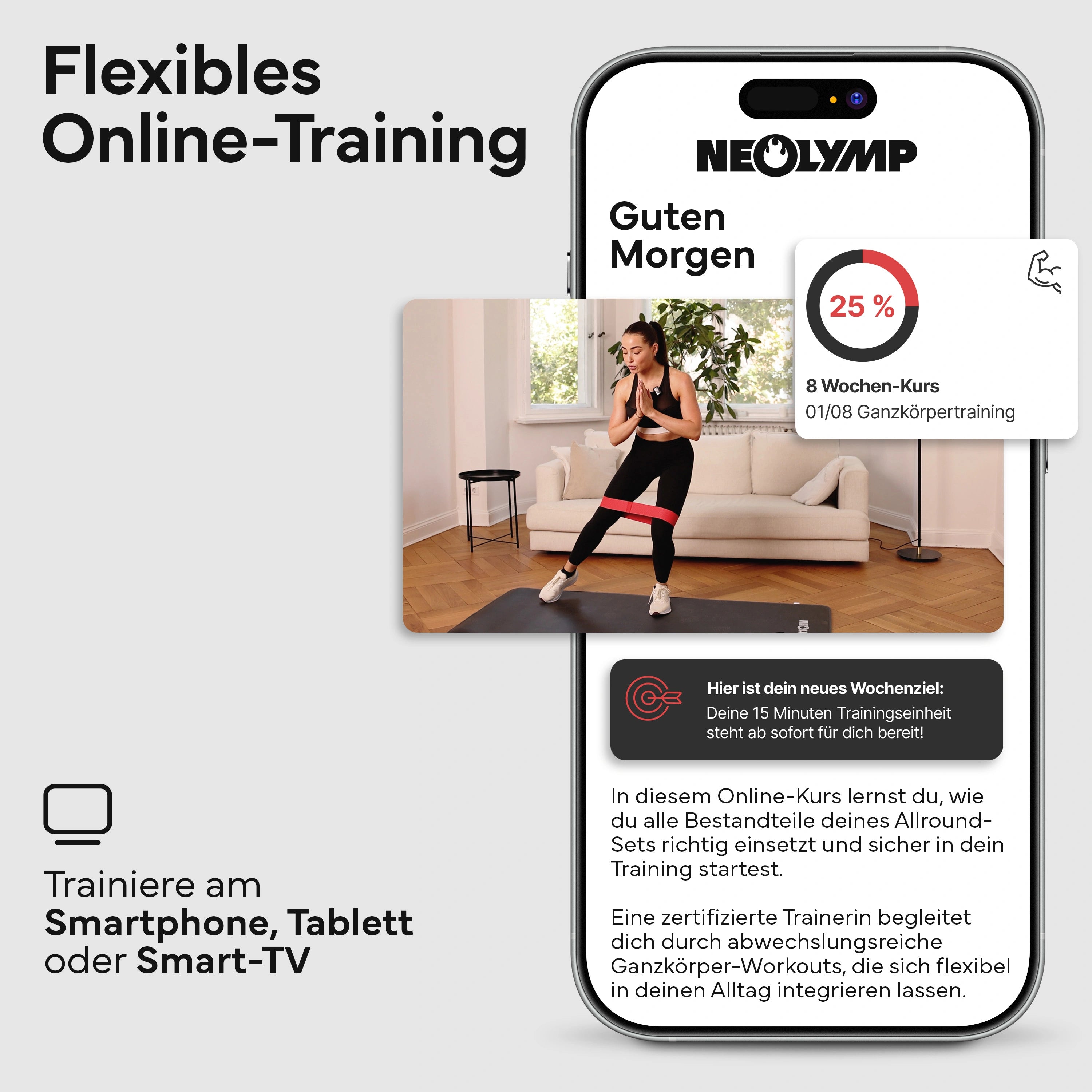 Fitnessbänder Allroundset Box - - Fitnessbänder von NEOLYMP | Fitnessequipment und Sportartikel