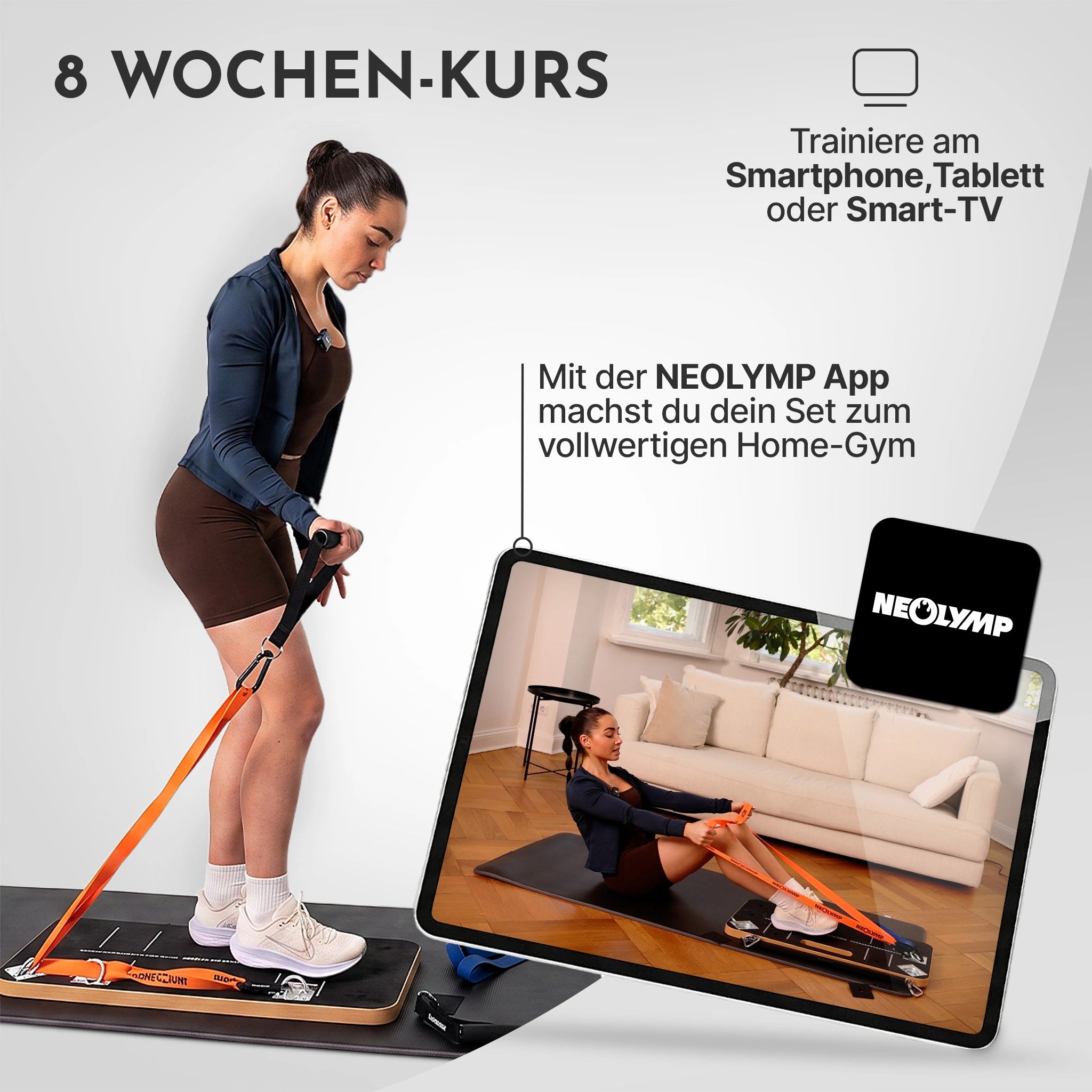 Fitnessbänder Allroundset – Widerstandsbänder inkl. Komplett-Zubehör - - Fitnessbänder von NEOLYMP | Fitnessequipment und Sportartikel