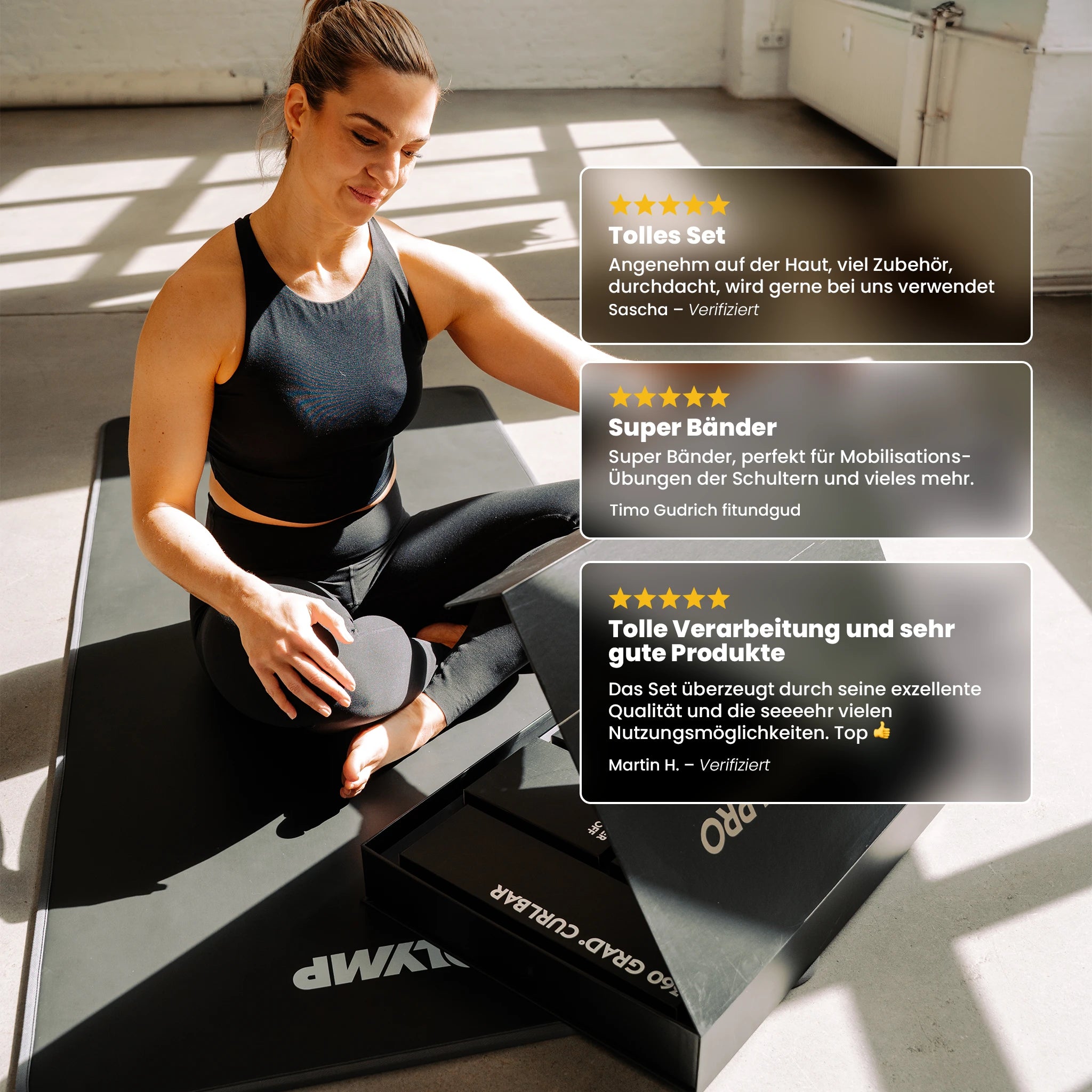 Fitnessbänder Allroundset – Widerstandsbänder inkl. Komplett-Zubehör - - Fitnessbänder von NEOLYMP | Fitnessequipment und Sportartikel