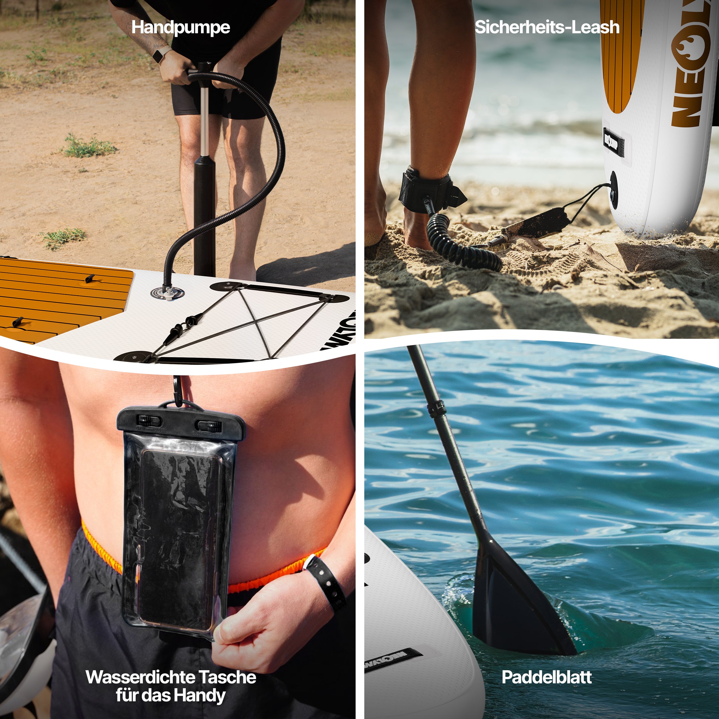 Stand-Up Paddle Board (SUP) + 13-teiliges Komplettset - - Wassersport von NEOLYMP | Fitnessequipment und Sportartikel