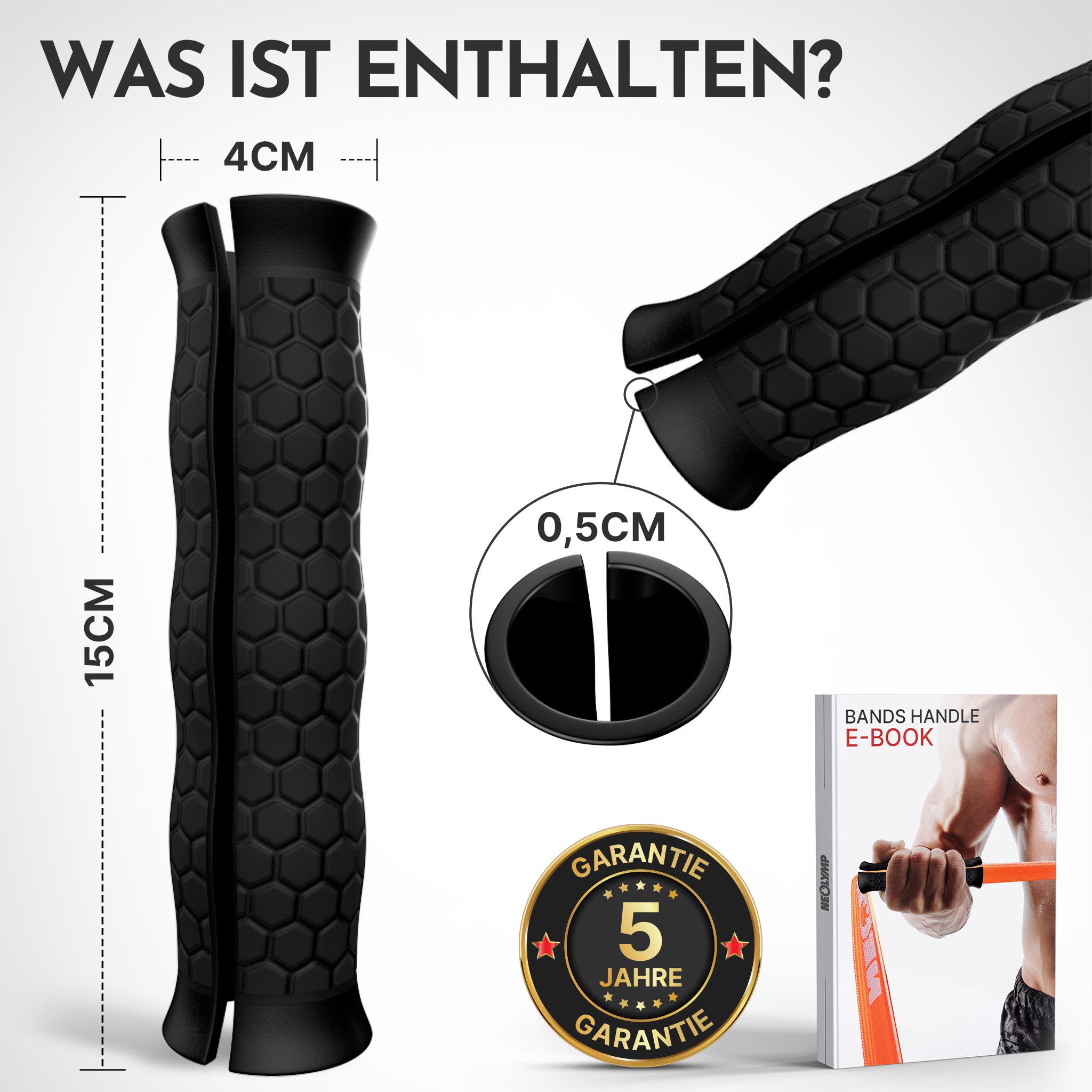 Griffe für Fitnessbänder - - Zubehör von NEOLYMP | Fitnessequipment und Sportartikel