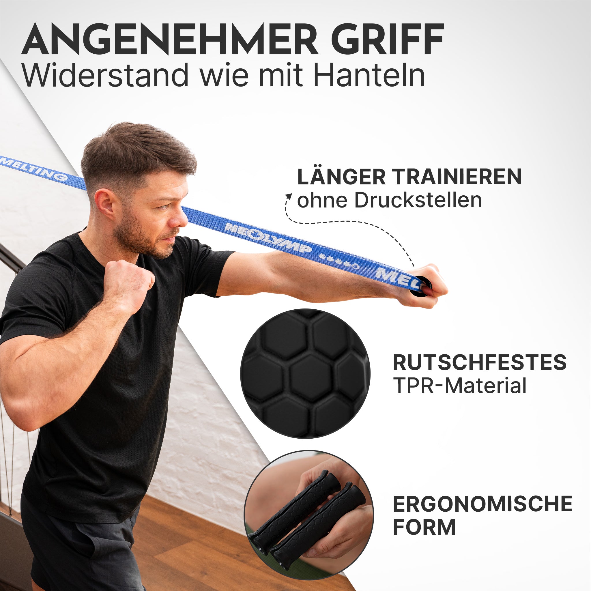 Griffe für Fitnessbänder - - Zubehör von NEOLYMP | Fitnessequipment und Sportartikel