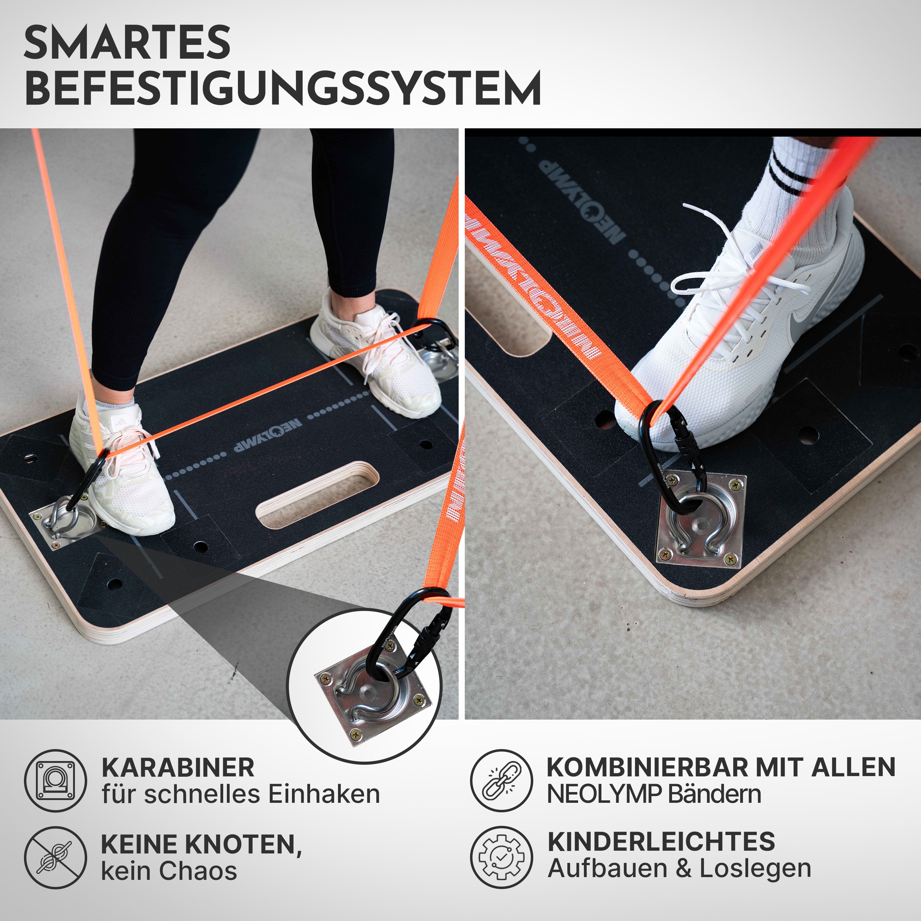 Bänderplattform - Bands Board für Fitnessbänder-Training - - Sportgerät von NEOLYMP | Fitnessequipment und Sportartikel