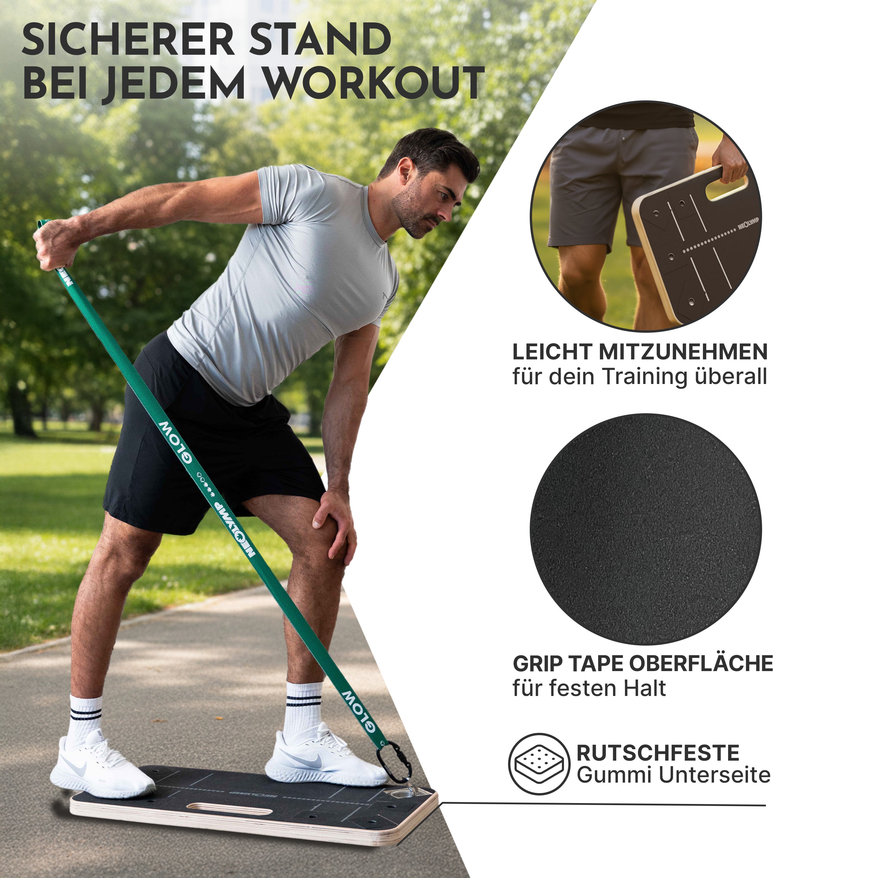 Bänderplattform - Bands Board für Fitnessbänder-Training - - Sportgerät von NEOLYMP | Fitnessequipment und Sportartikel