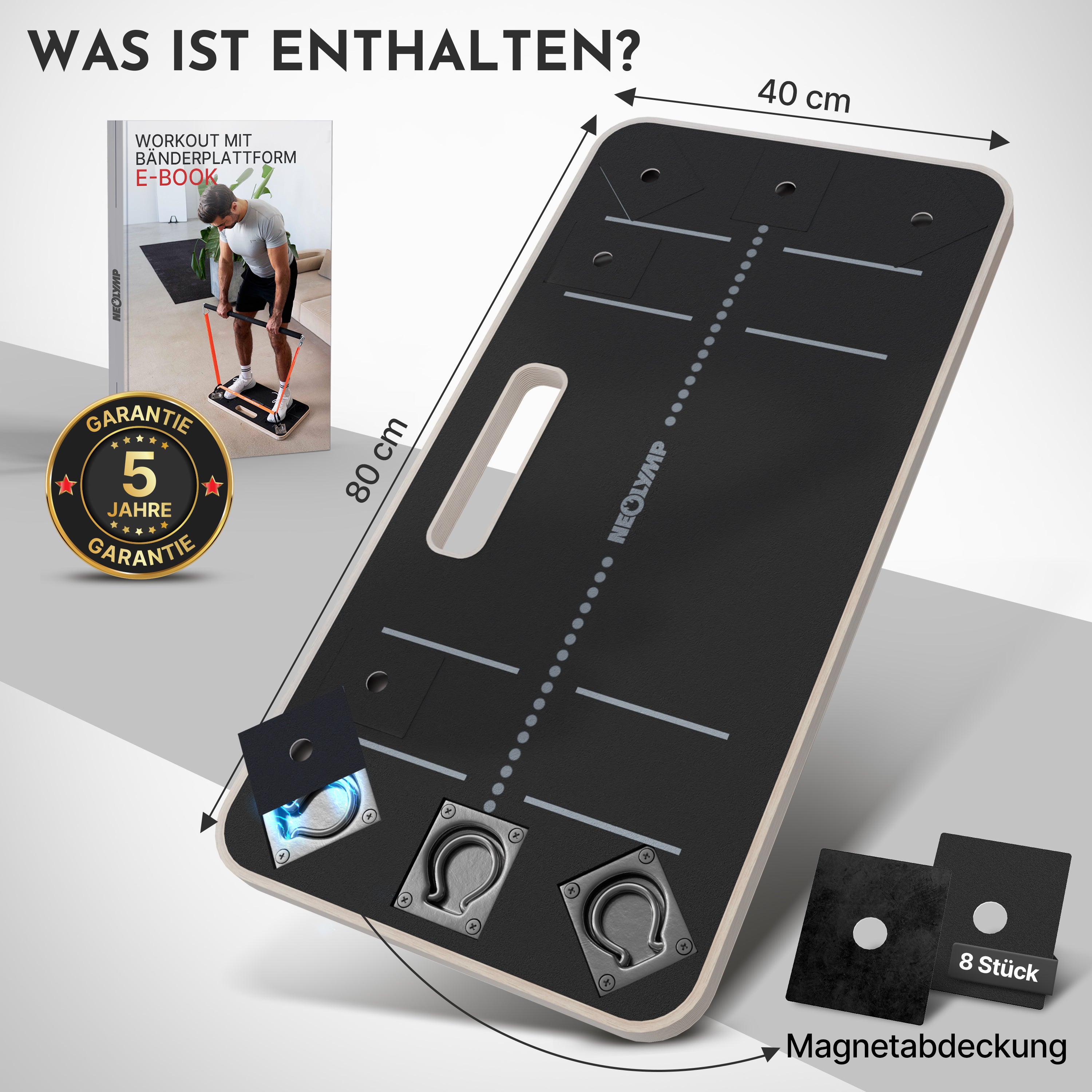 Bänderplattform - Bands Board für Fitnessbänder-Training - - Sportgerät von NEOLYMP | Fitnessequipment und Sportartikel