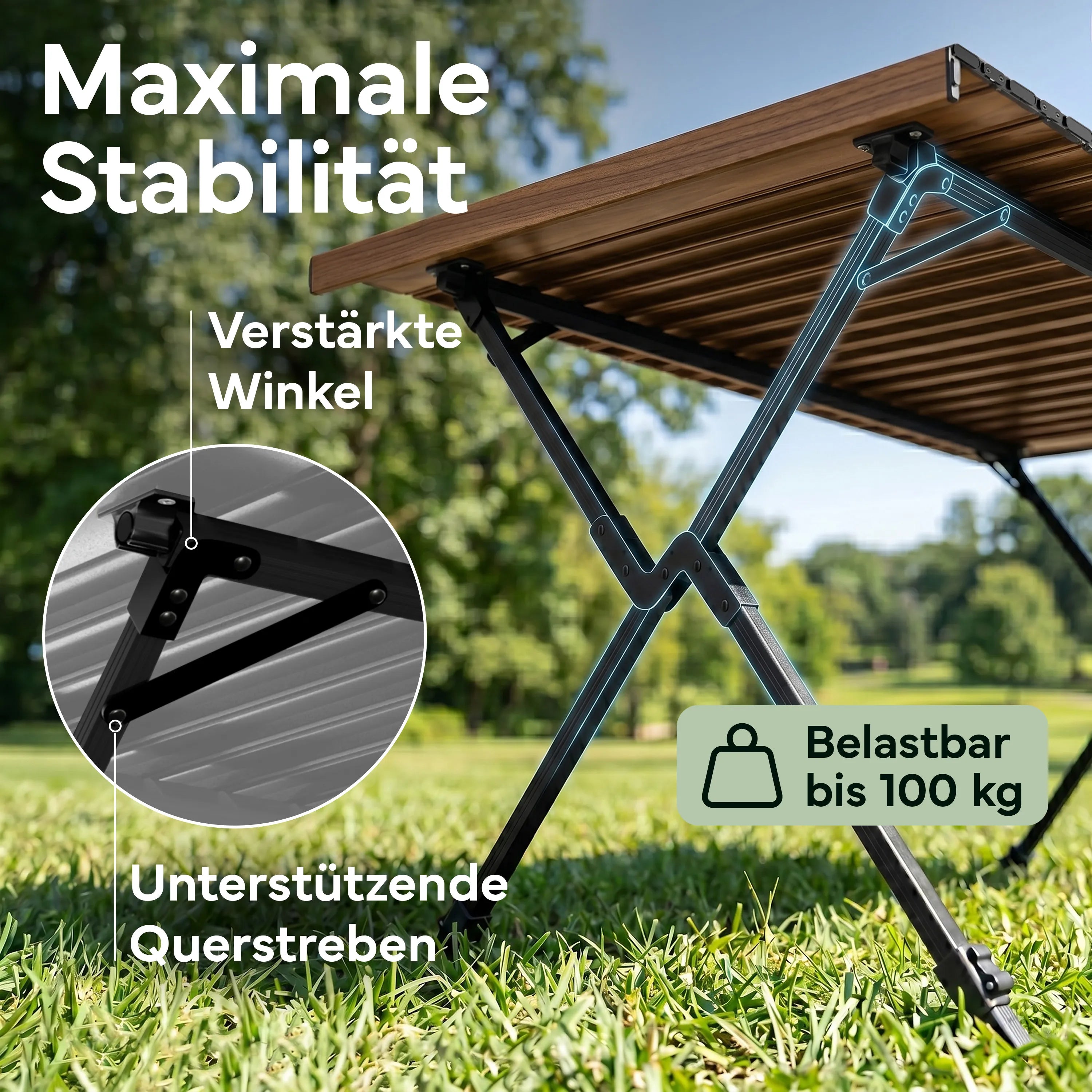 Campingtische – Holzoptik | B-Ware - - Outlet von NEOLYMP | Fitnessequipment und Sportartikel
