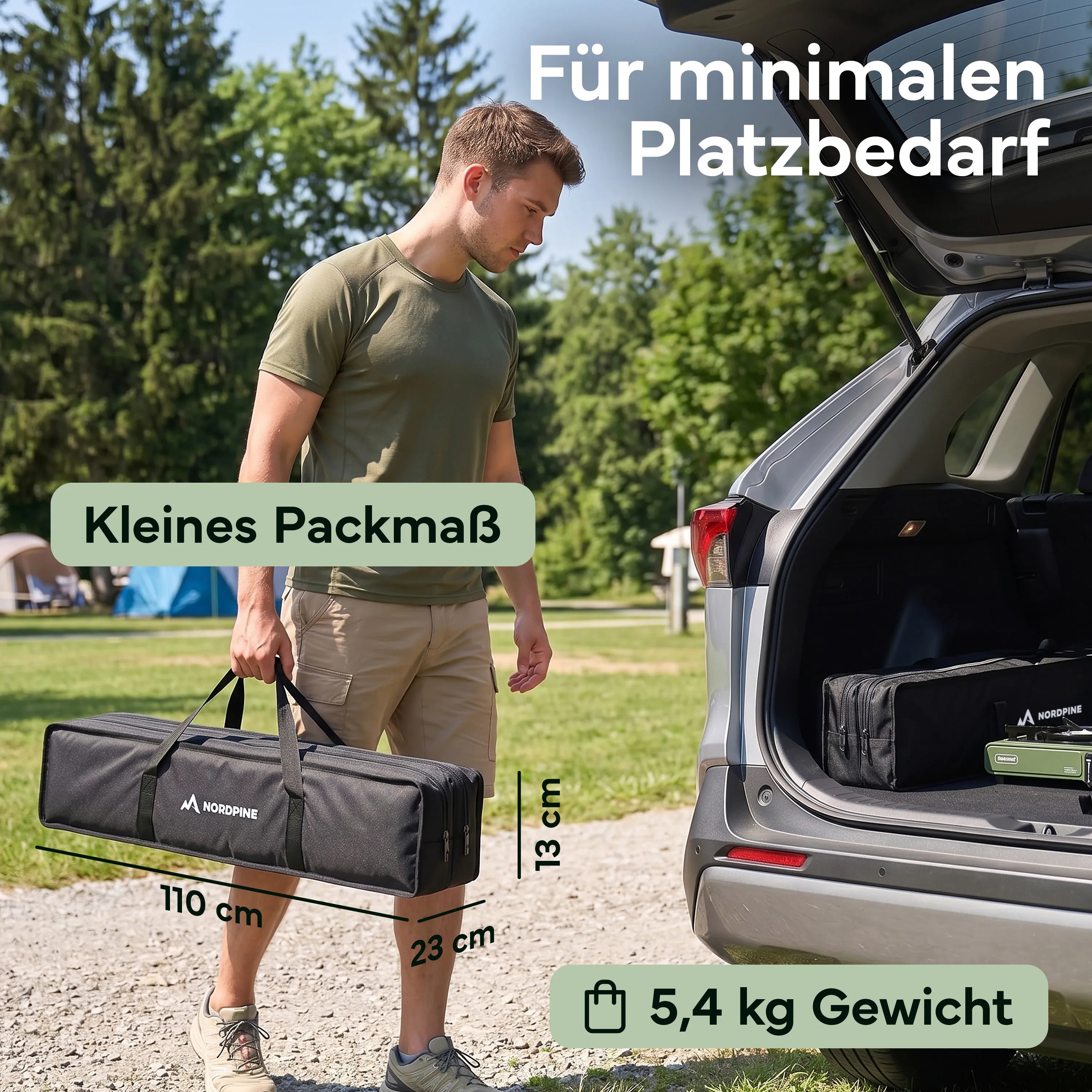 Campingtische – Schwarz | B-Ware - - Outlet von NEOLYMP | Fitnessequipment und Sportartikel