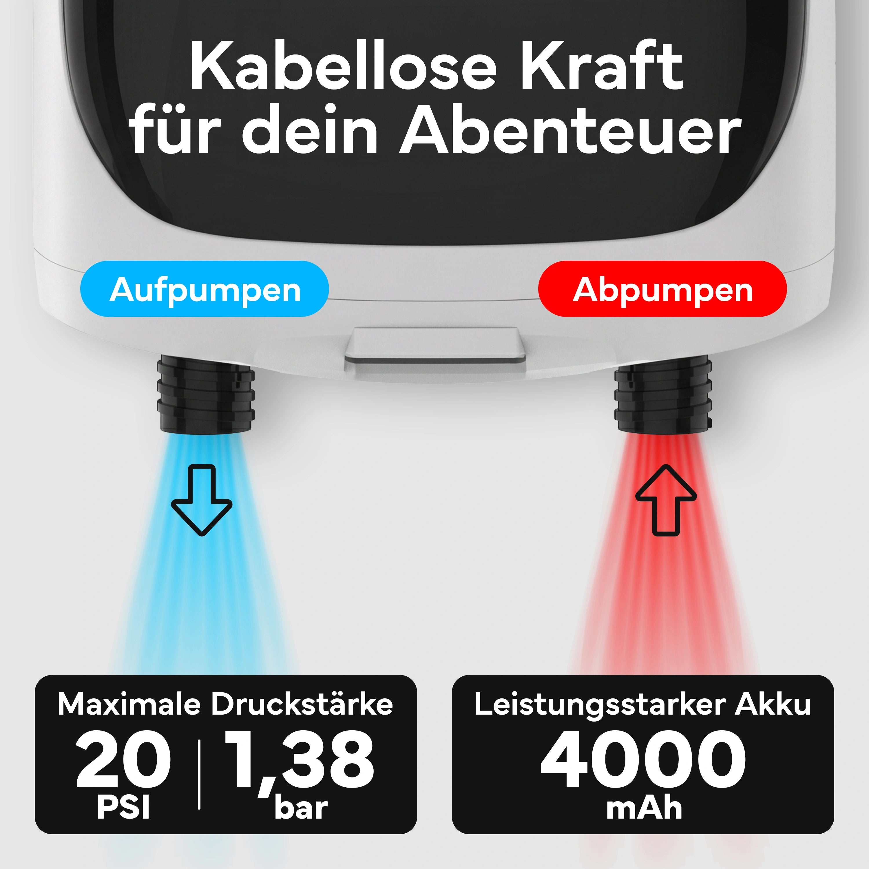 Elektrische Luftpumpe - - Wassersport von NEOLYMP | Fitnessequipment und Sportartikel