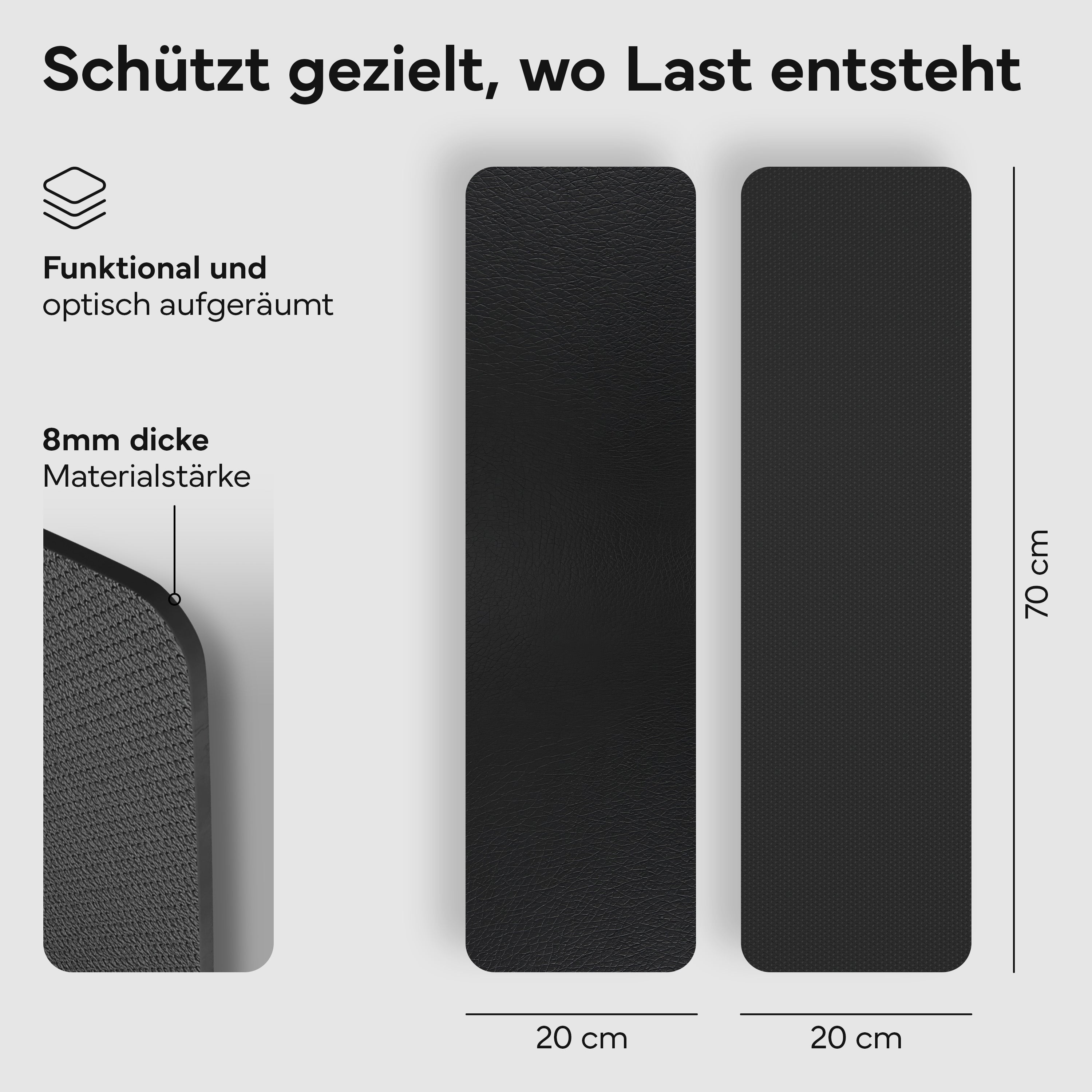 Bodenschutzmatte für Fitnessgeräte und Laufband - XS: Fahrradmatte - Bodenschutz von NEOLYMP | Fitnessequipment und Sportartikel