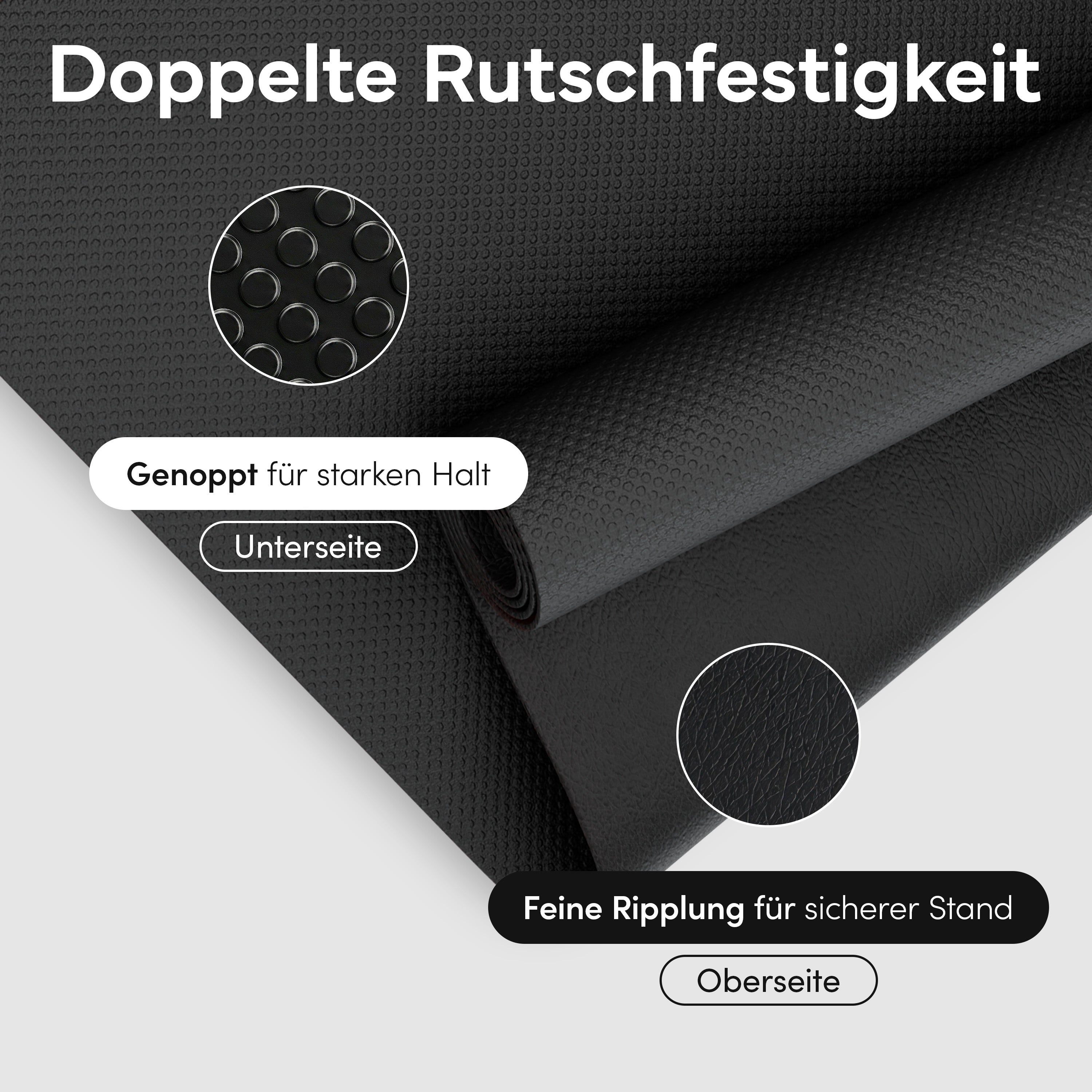 Laufbandmatte - Bodenschutz für Fitnessgeräte und Laufbänder XXL – Schwarz | B-Ware - - Outlet von NEOLYMP | Fitnessequipment und Sportartikel