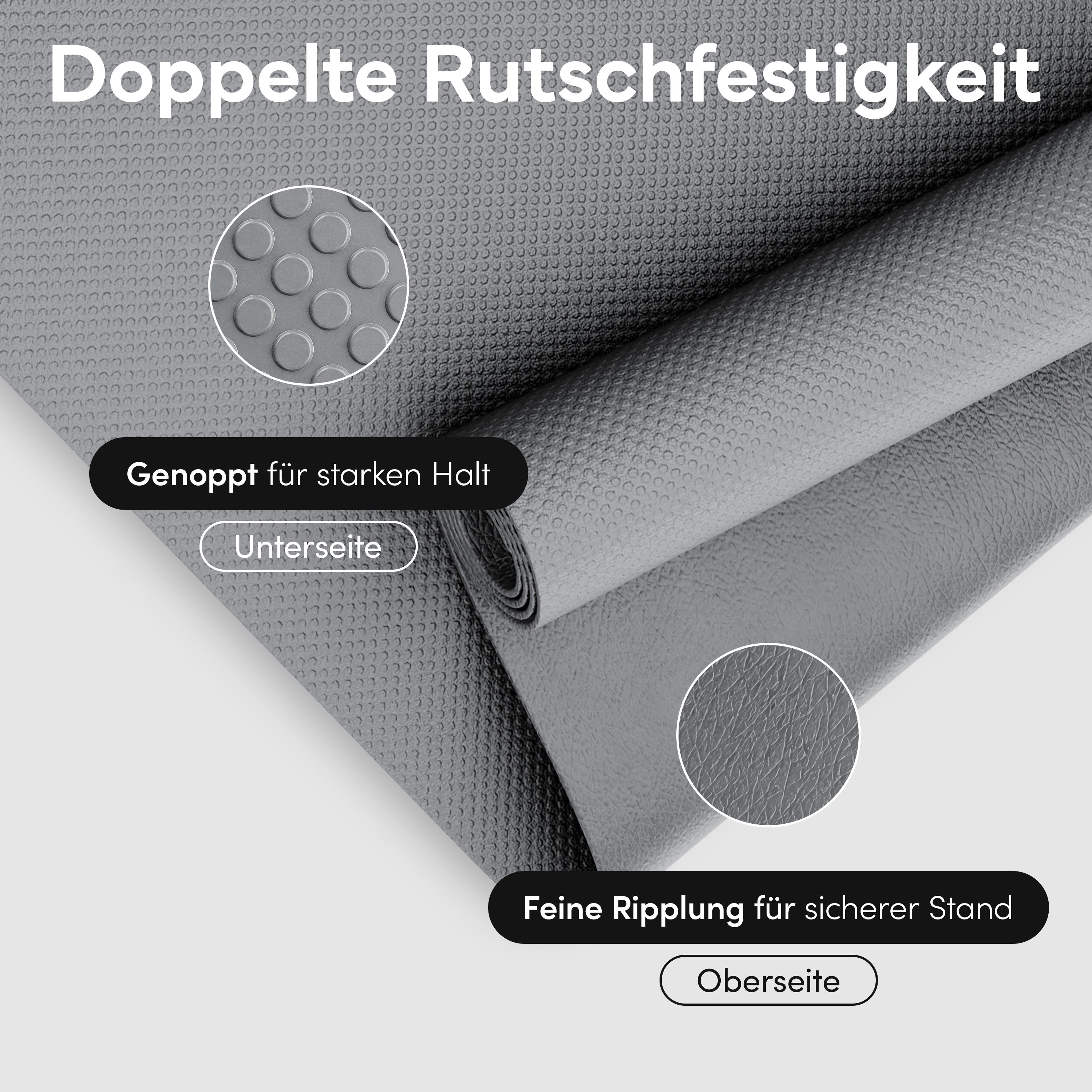 Laufbandmatte - Bodenschutz für Fitnessgeräte und Laufbänder XXL – Grau | B-Ware - - Outlet von NEOLYMP | Fitnessequipment und Sportartikel