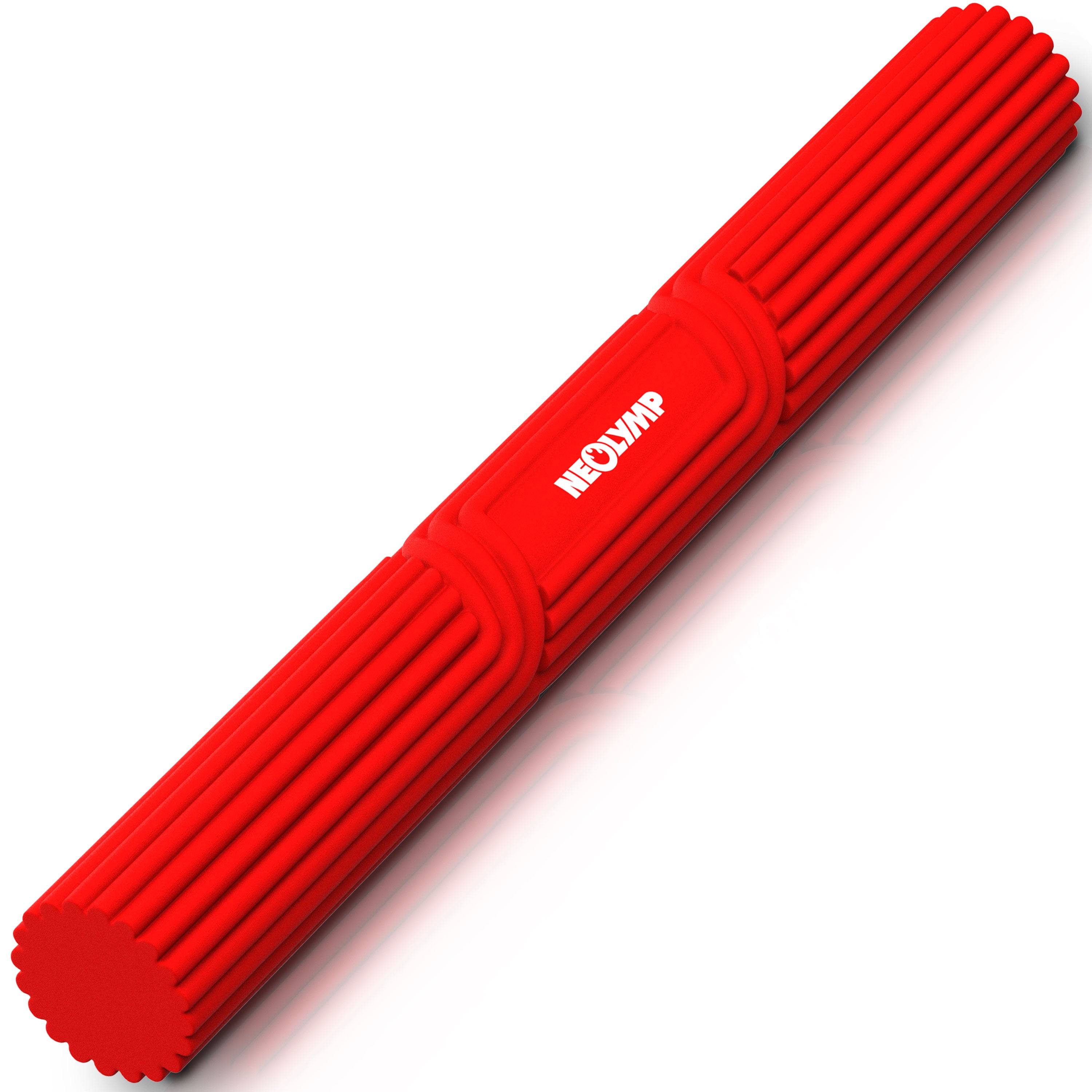 Flexbar Trainingsstab Handkraft-Trainer (4er Set) - 4.5 kg (rot) - Sportgerät von NEOLYMP | Fitnessequipment und Sportartikel