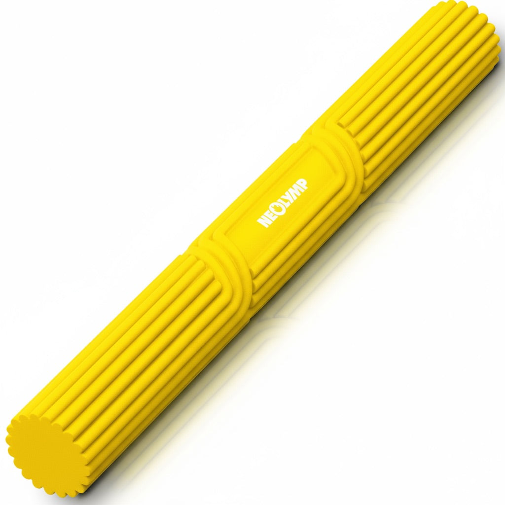 Flexbar Trainingsstab Handkraft-Trainer (4er Set) - 3.2 kg (gelb) - Sportgerät von NEOLYMP | Fitnessequipment und Sportartikel