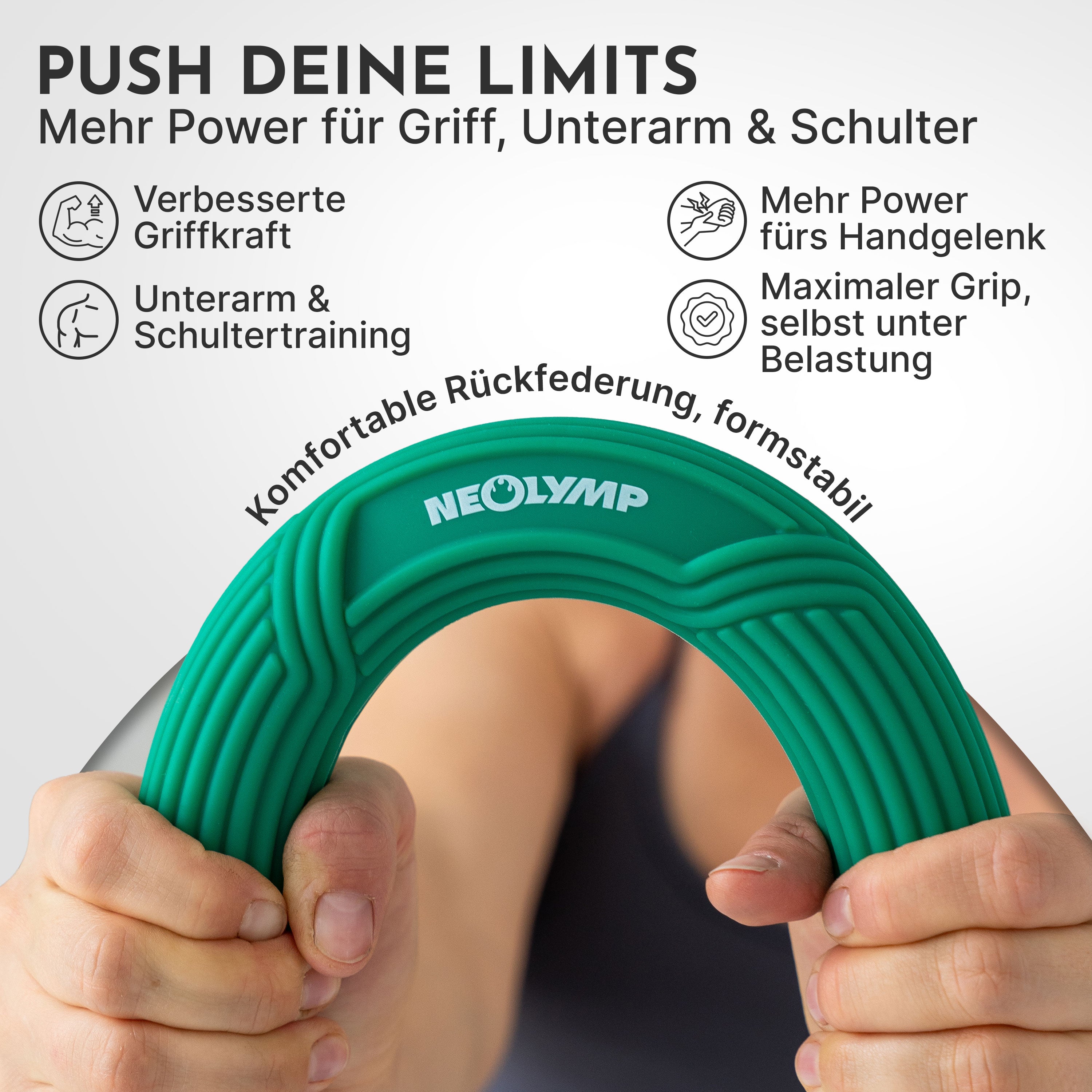 Flexbar Trainingsstab Handkraft-Trainer (4er Set) - - Sportgerät von NEOLYMP | Fitnessequipment und Sportartikel