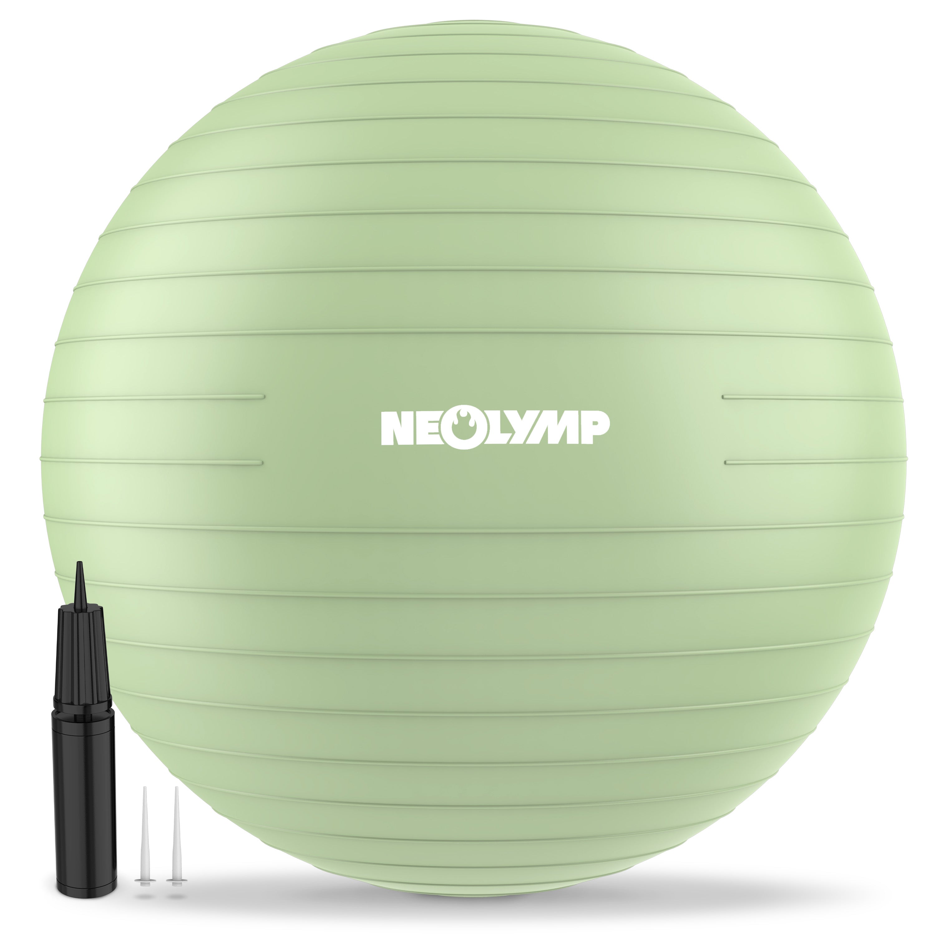 Gymnastikball - für aktives Sitzen, Recovery und Physio – Matcha / M (165 cm) | B-Ware - - Outlet von NEOLYMP | Fitnessequipment und Sportartikel