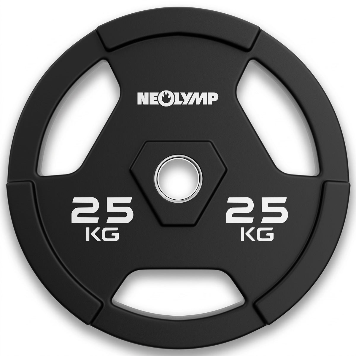 Gripper Plates - 2er Set Hantelscheiben mit Griffen - 50 kg (2 x 25 kg) - Hantelscheiben von NEOLYMP | Fitnessequipment und Sportartikel