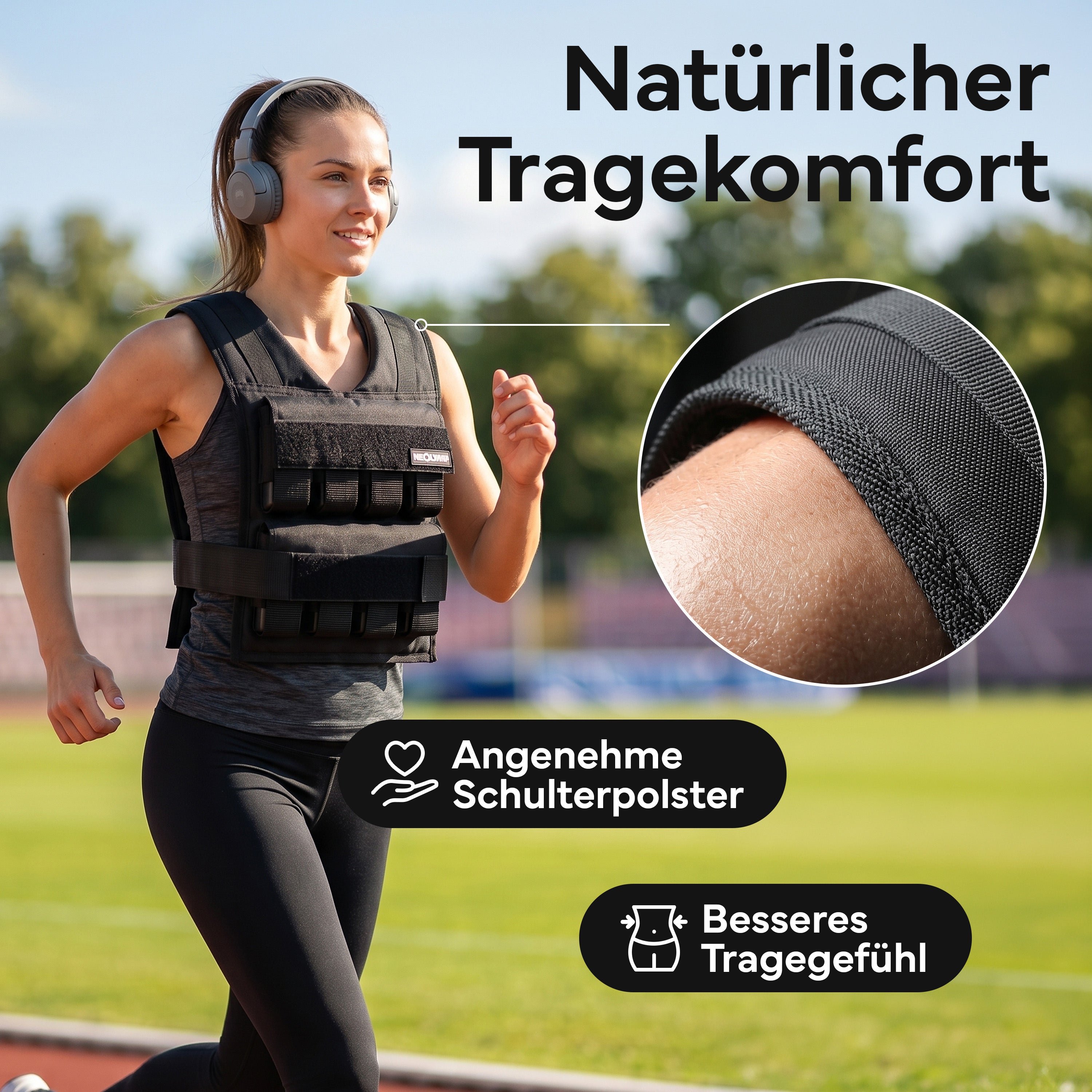 Verstellbare Gewichtsweste bis 20 kg, für Calisthenics | B-Ware - - Outlet von NEOLYMP | Fitnessequipment und Sportartikel
