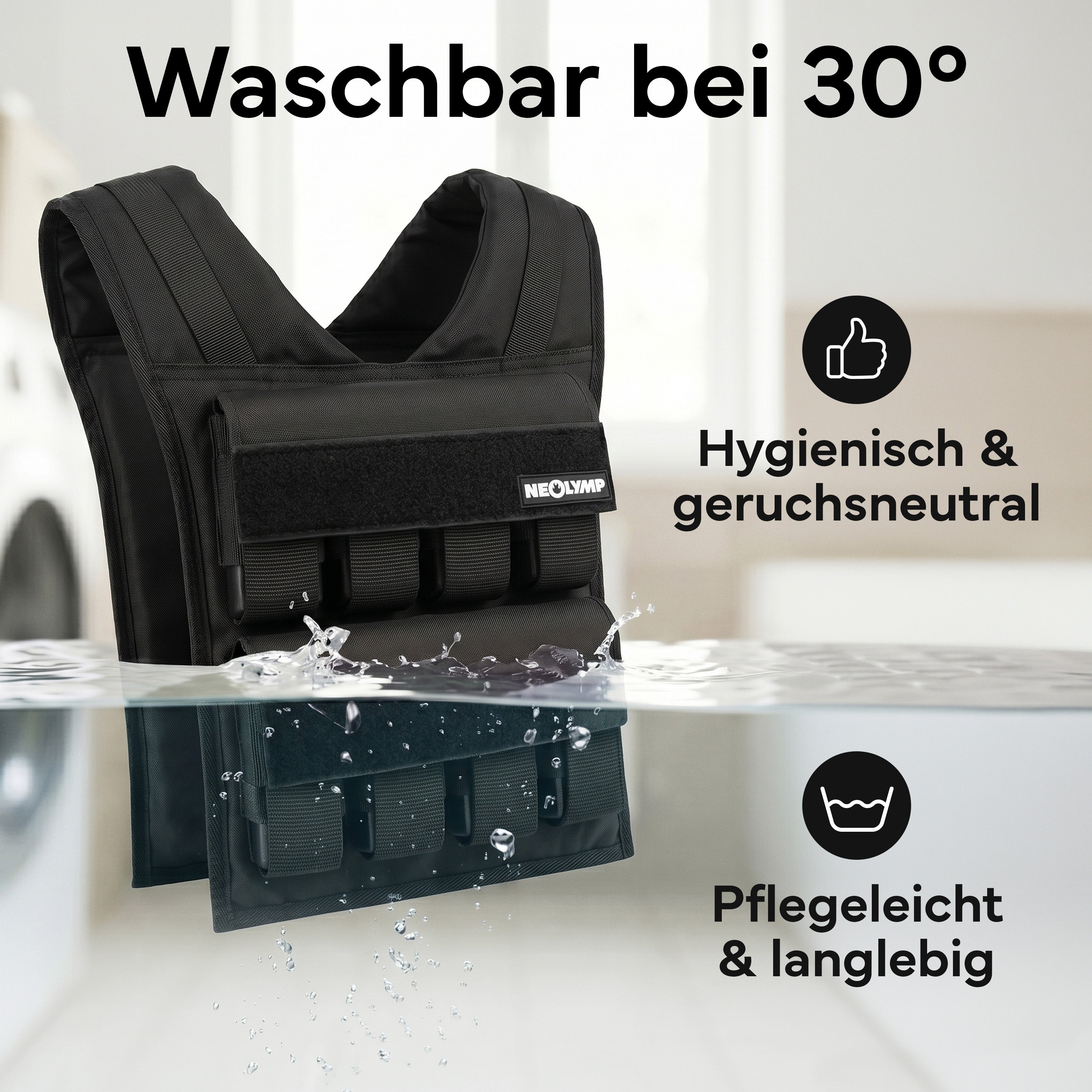 Verstellbare Gewichtsweste bis 20 kg, für Calisthenics | B-Ware - - Outlet von NEOLYMP | Fitnessequipment und Sportartikel