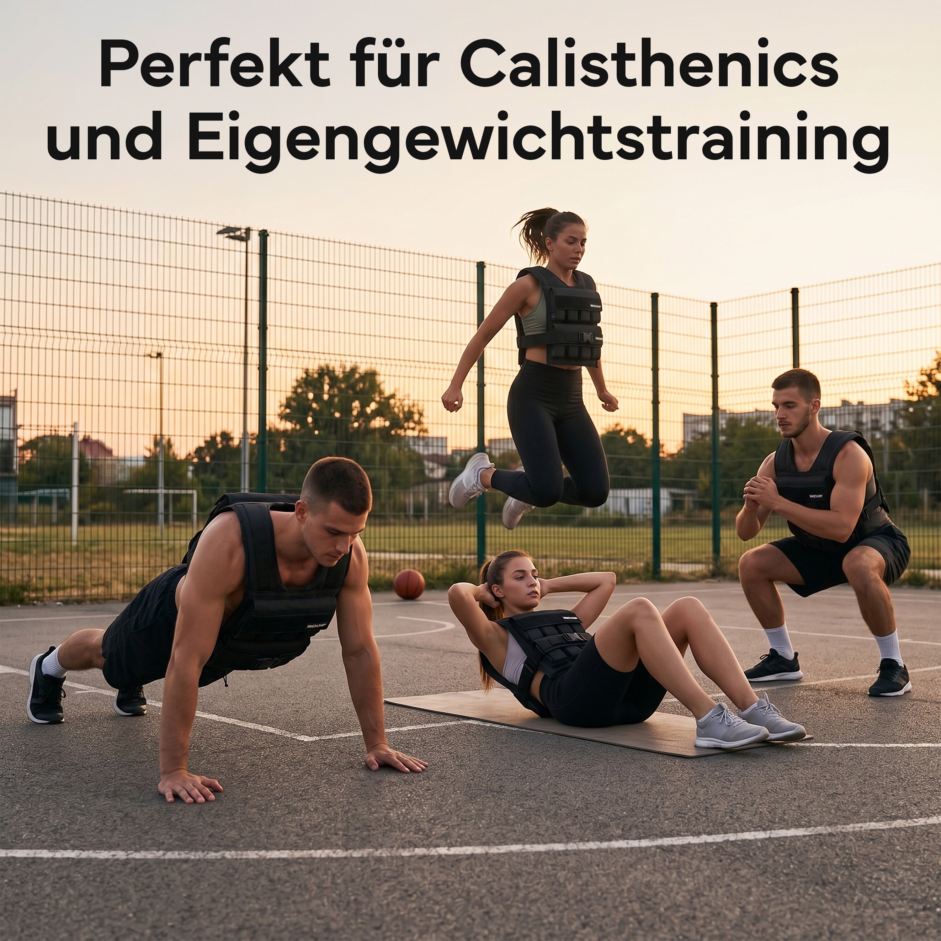 Verstellbare Gewichtsweste bis 20 kg, für Calisthenics | B-Ware - - Outlet von NEOLYMP | Fitnessequipment und Sportartikel