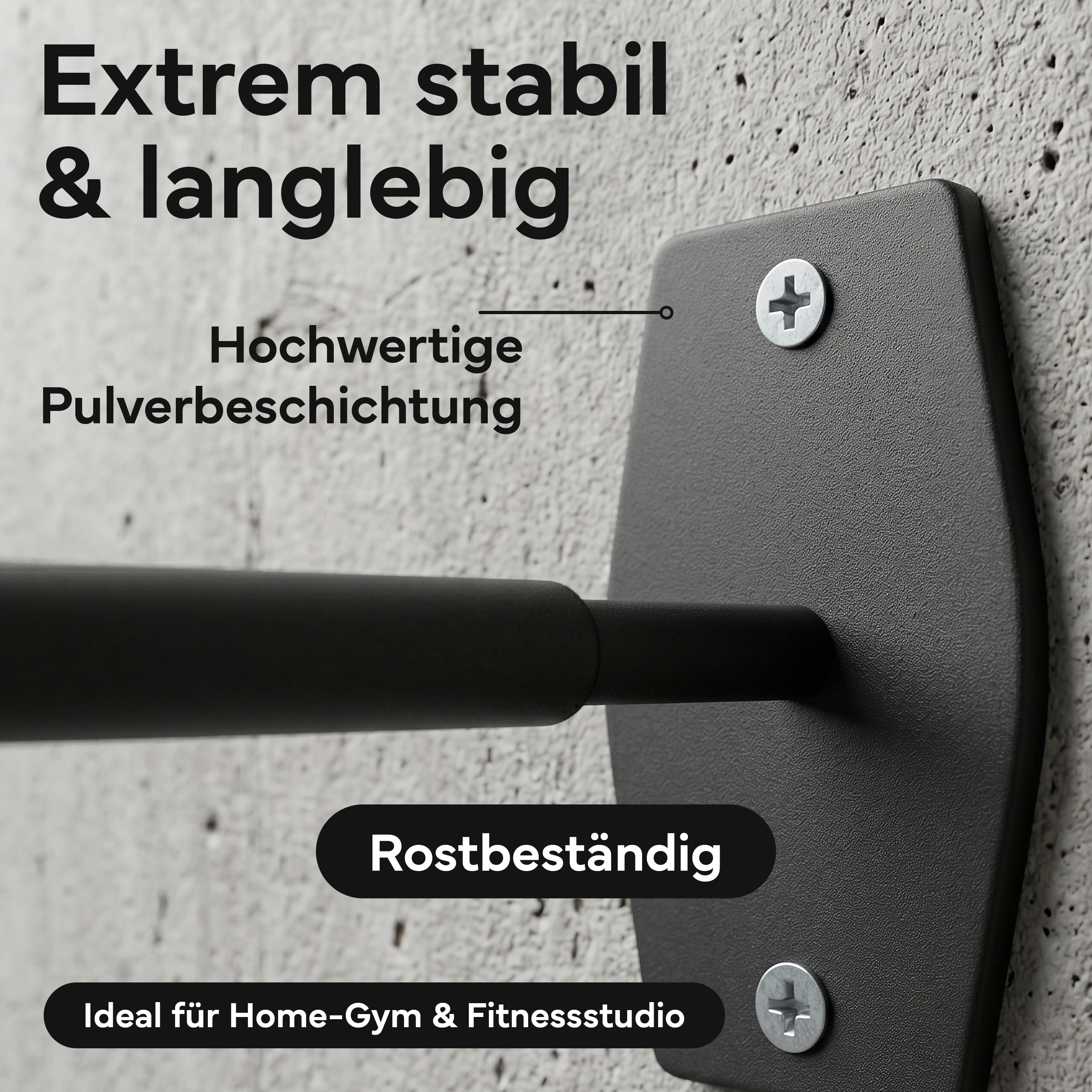 Wandhalterung 2er-Set - für Fitnessmatten mit Ösen - - Zubehör von NEOLYMP | Fitnessequipment und Sportartikel
