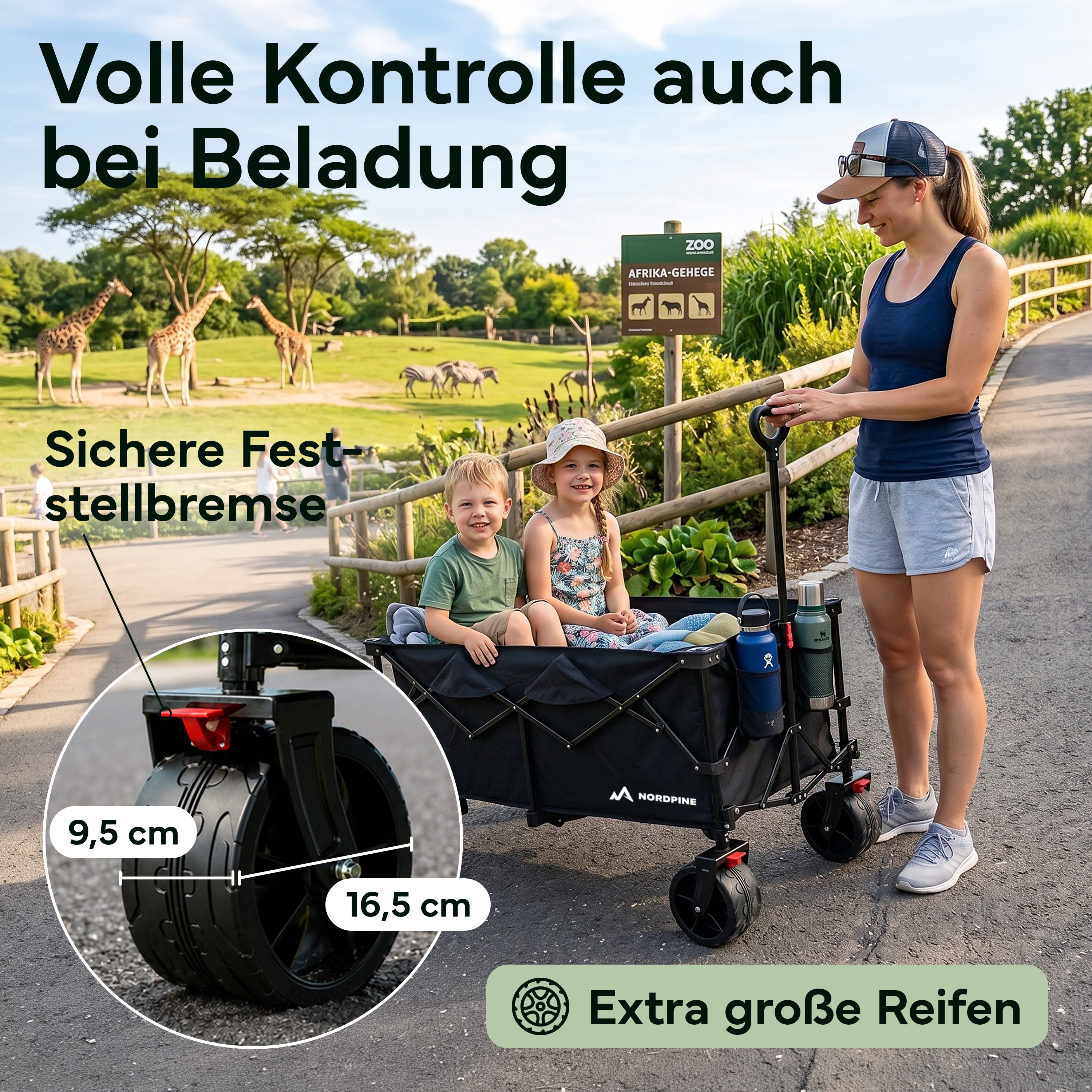 Bollerwagen faltbar - 200L / 300L - 300 Liter - Outdoor-Equipment von NORDPINE | Outdoor-Equipment, Wandern, Camping