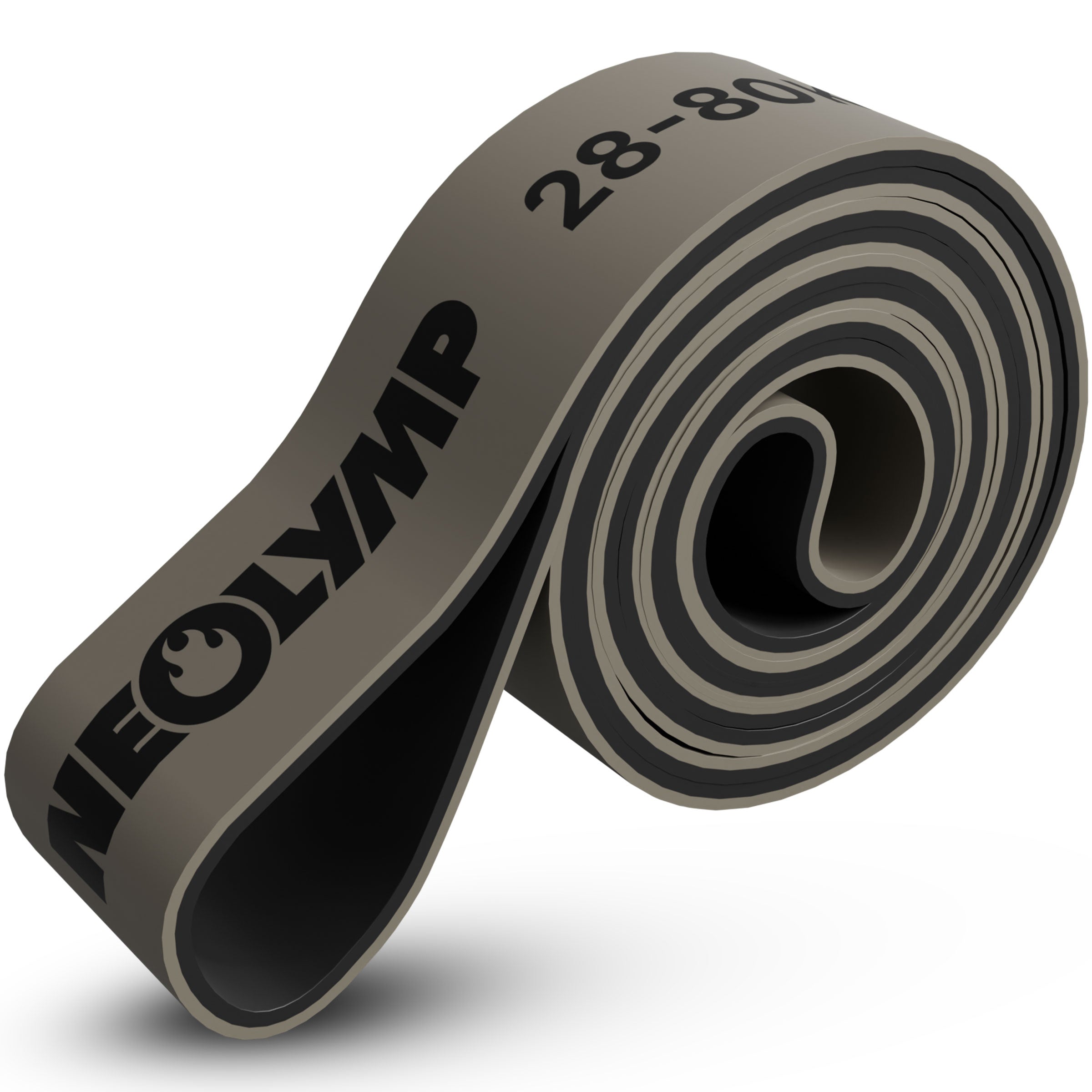 Heavy Resistance Bands aus Latex - grau - Resistance Band sehr stark - Fitnessbänder von NEOLYMP | Fitnessequipment und Sportartikel