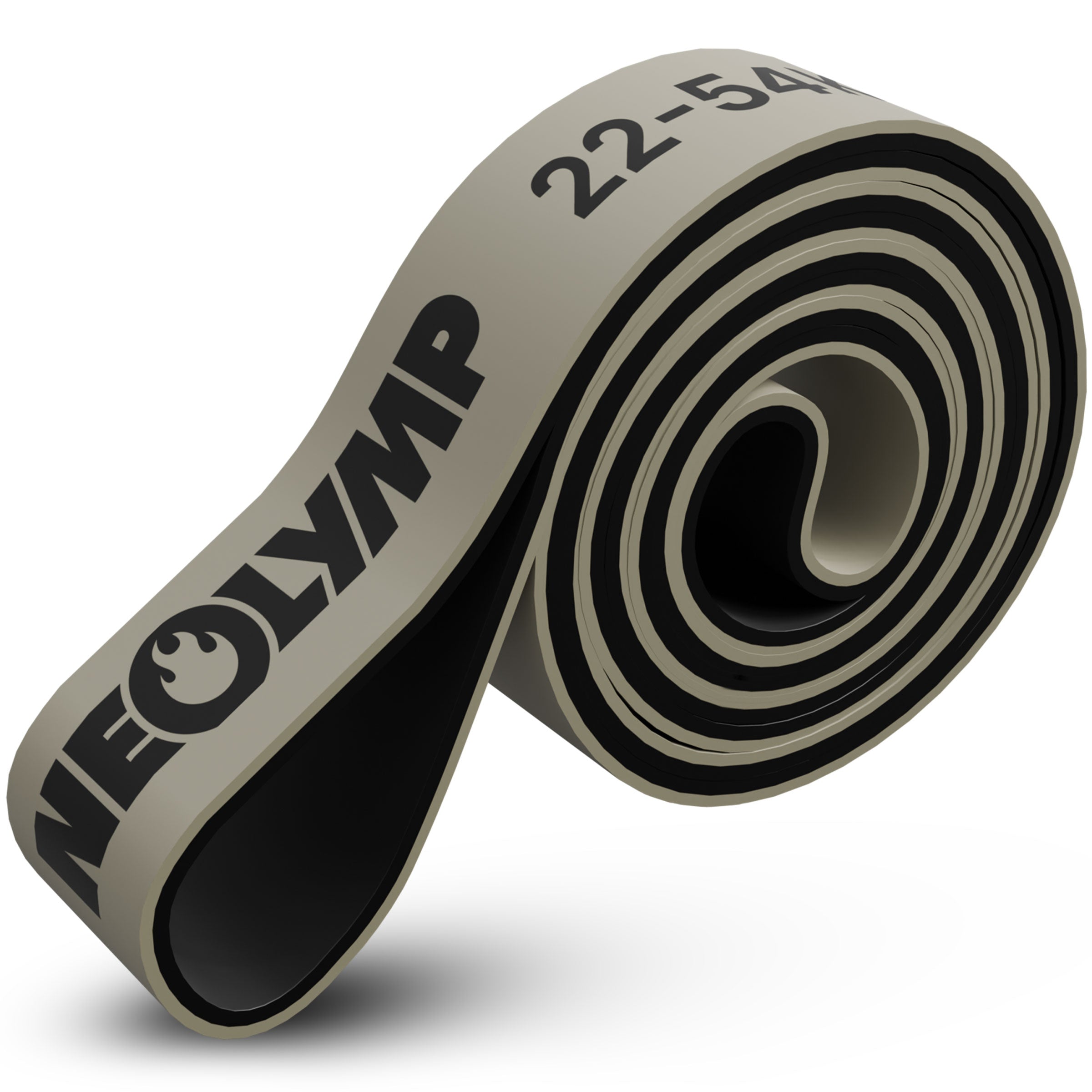 Heavy Resistance Bands aus Latex - grau - Resistance Band stark - Fitnessbänder von NEOLYMP | Fitnessequipment und Sportartikel