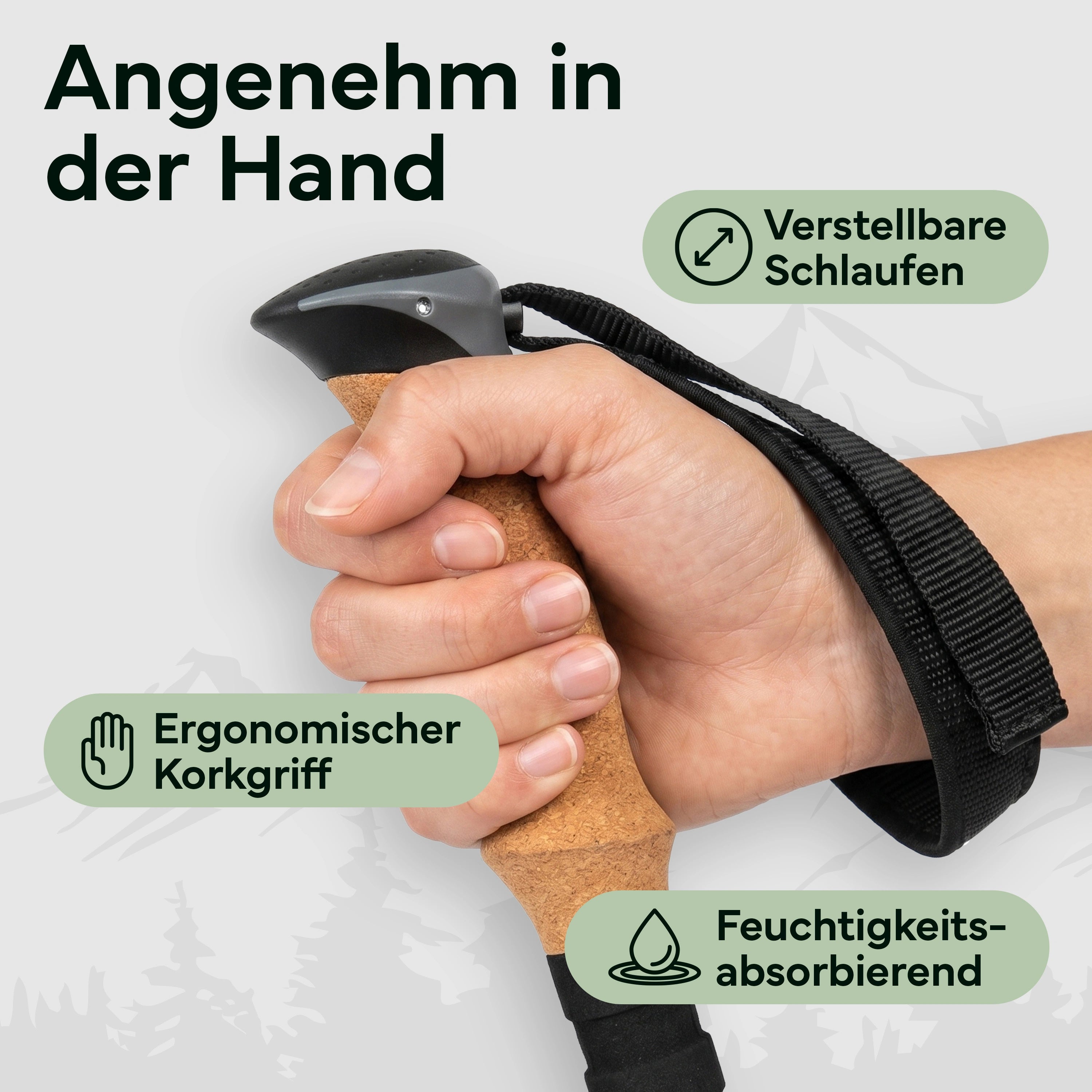 Faltbare Wanderstöcke aus Carbon / Aluminium - Aluminum 115-135cm - Outdoor-Equipment von NORDPINE | Outdoor-Equipment, Wandern, Camping