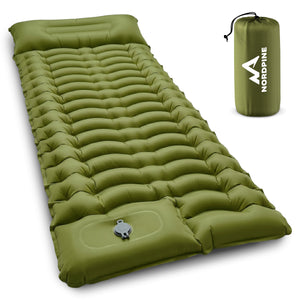 Isomatte Single - kombinierbar, integrierte Luftpumpe – Army Green | B-Ware - - Outlet von NEOLYMP | Fitnessequipment und Sportartikel