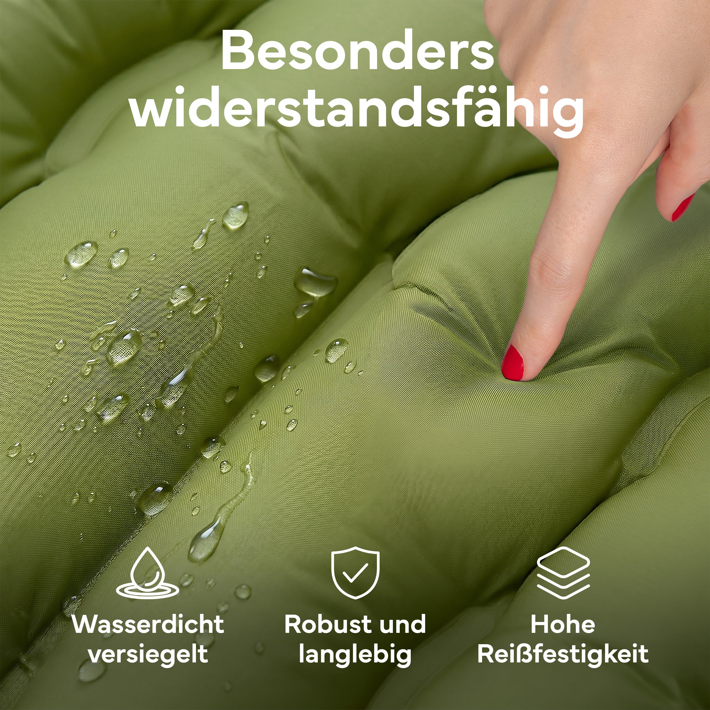 Isomatte Single - kombinierbar, integrierte Luftpumpe – Army Green | B-Ware - - Outlet von NEOLYMP | Fitnessequipment und Sportartikel