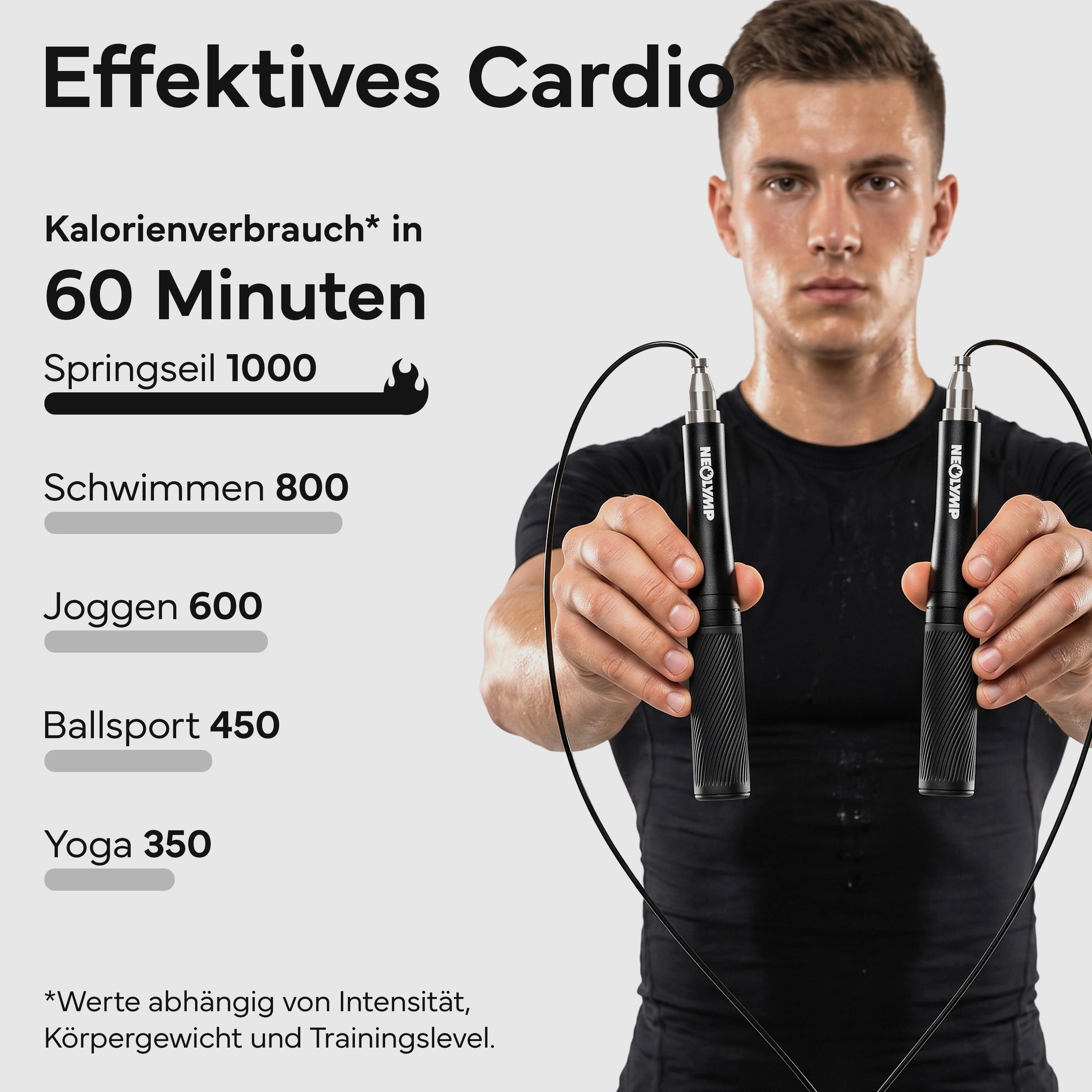 Springseil - Speed Jump Rope aus Aluminium - - Sportgerät von NEOLYMP | Fitnessequipment und Sportartikel