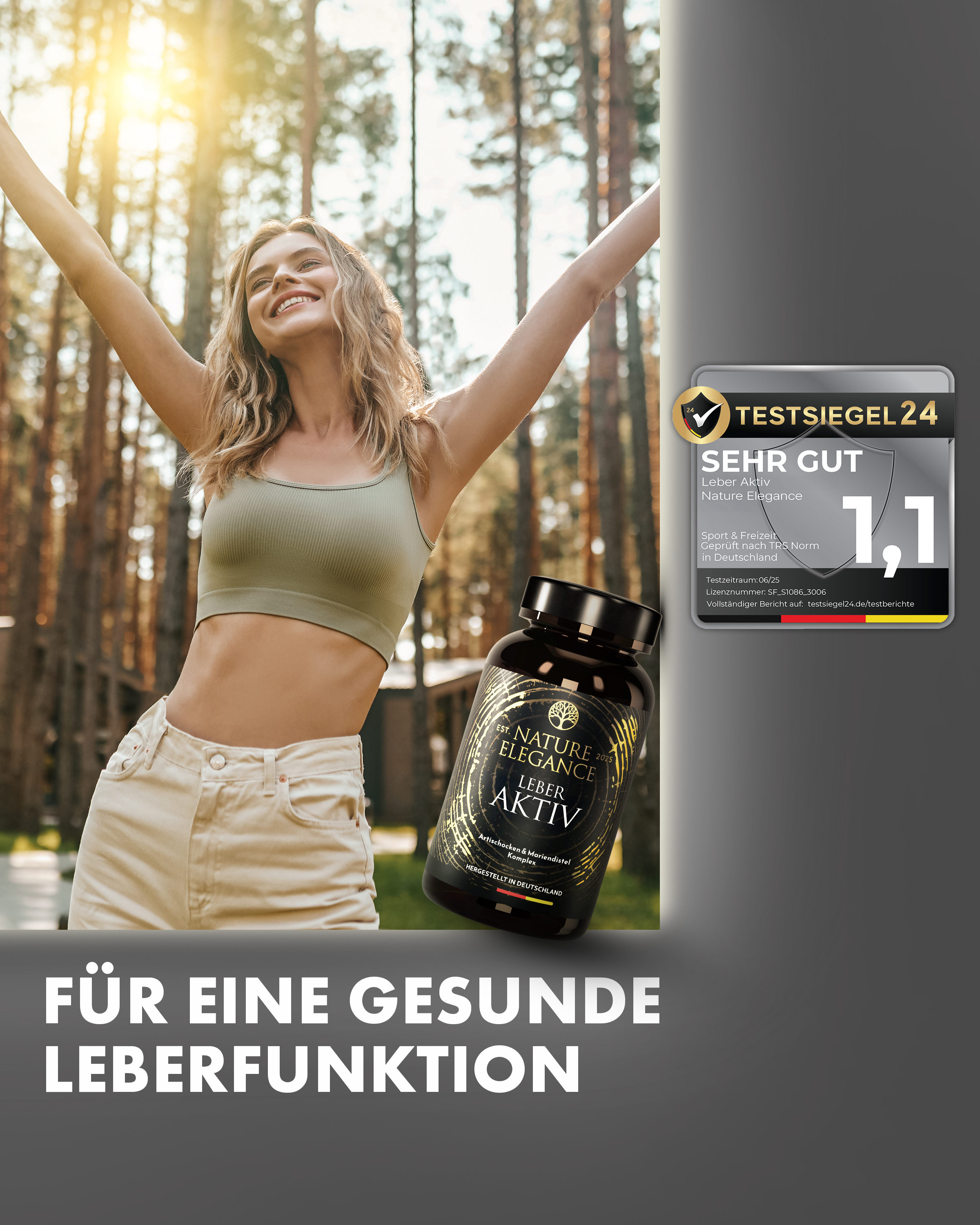 Nature Elegance - Leber Aktiv (Mariendistel Artischocke Löwenzahn Komplex) (2er Pack (240 Stück)) - - Nahrungsergänzungsmittel von NEOLYMP | Fitnessequipment und Sportartikel