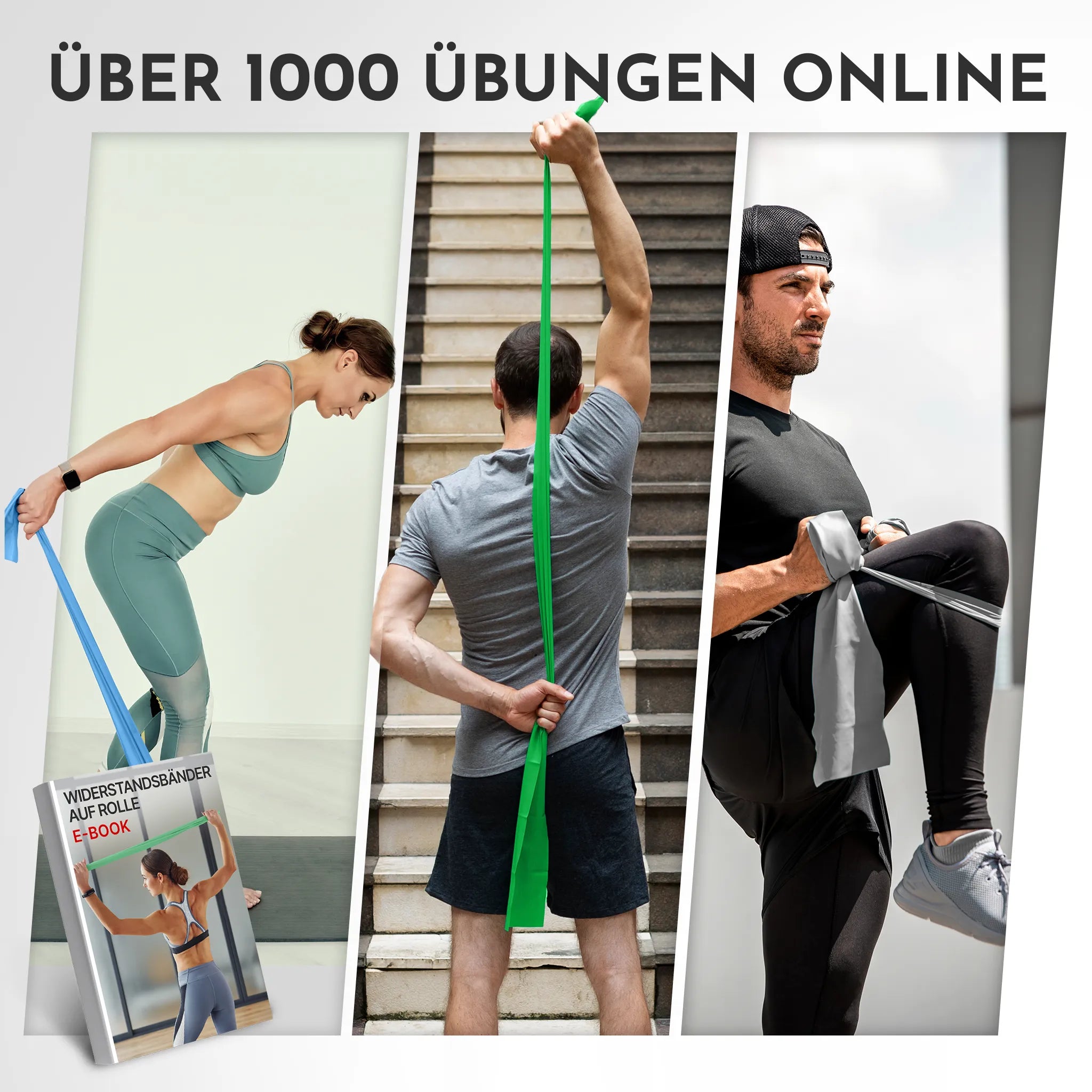 Elastisches Widerstandsband auf Rolle TPE verschiedene Längen – Extra leicht (Gelb) / 23 Meter (B‑Ware) - - Outlet von NEOLYMP | Fitnessequipment und Sportartikel