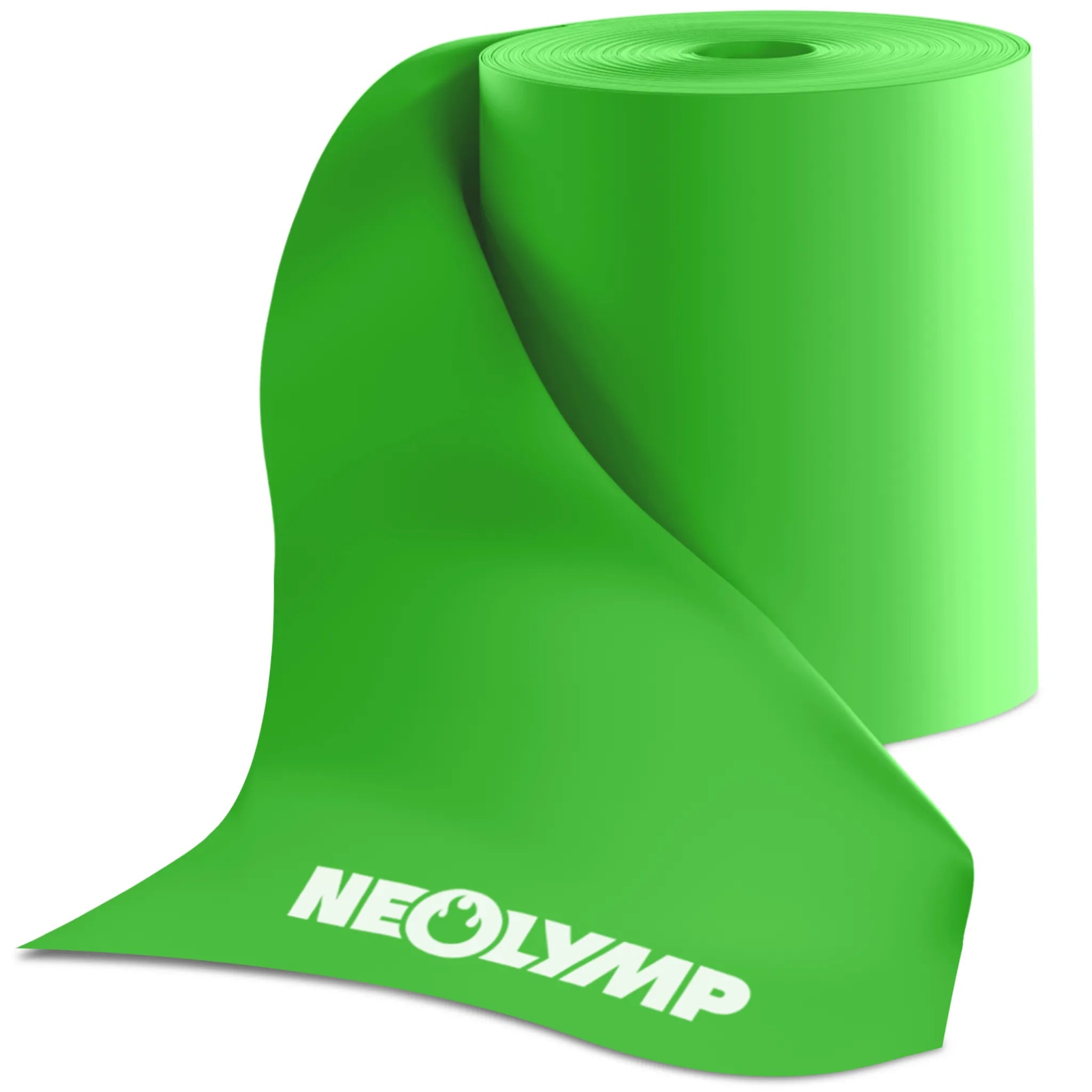 Elastische Widerstandsbänder TPE auf Rolle – Mittel (Grün) / 46 Meter (B‑Ware) - - Outlet von NEOLYMP | Fitnessequipment und Sportartikel