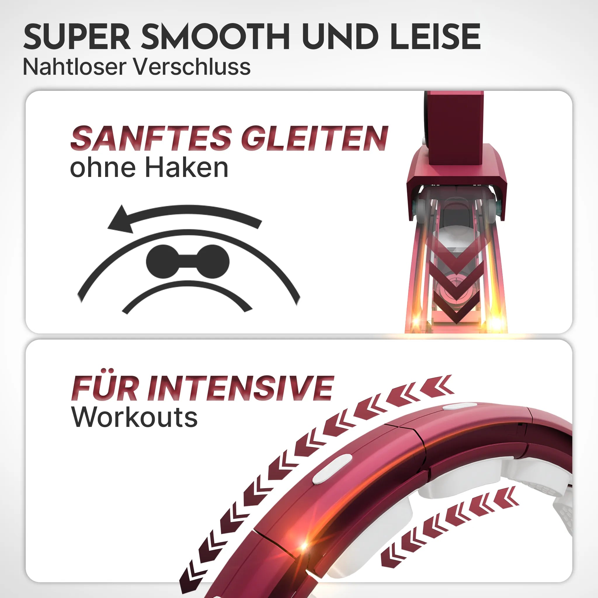 Smarter Hula-Reifen - verstellbar, inkl. Kalorienzähler (B-Ware) - Berry - Outlet von NEOLYMP | Fitnessequipment und Sportartikel