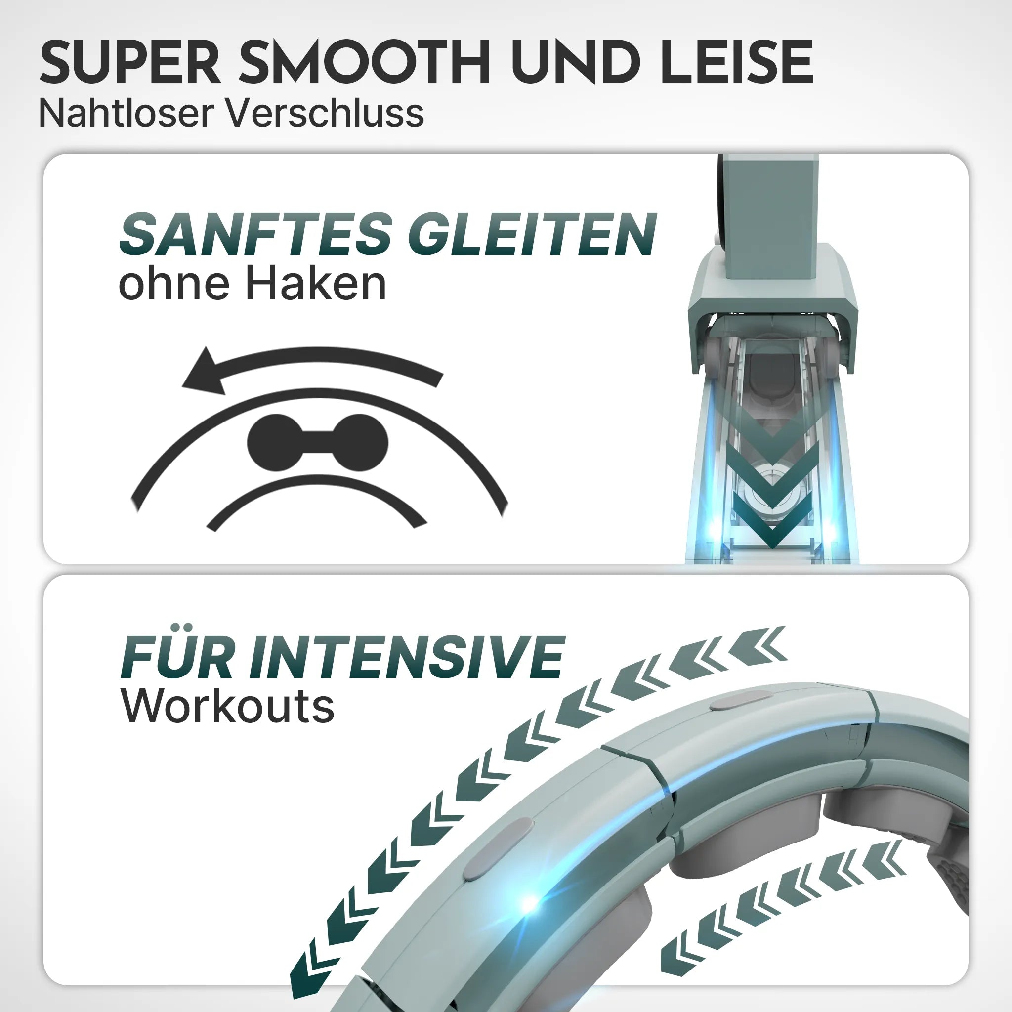 Smarter Hula-Reifen - verstellbar, inkl. Kalorienzähler (B-Ware) - Sky Blue - Outlet von NEOLYMP | Fitnessequipment und Sportartikel
