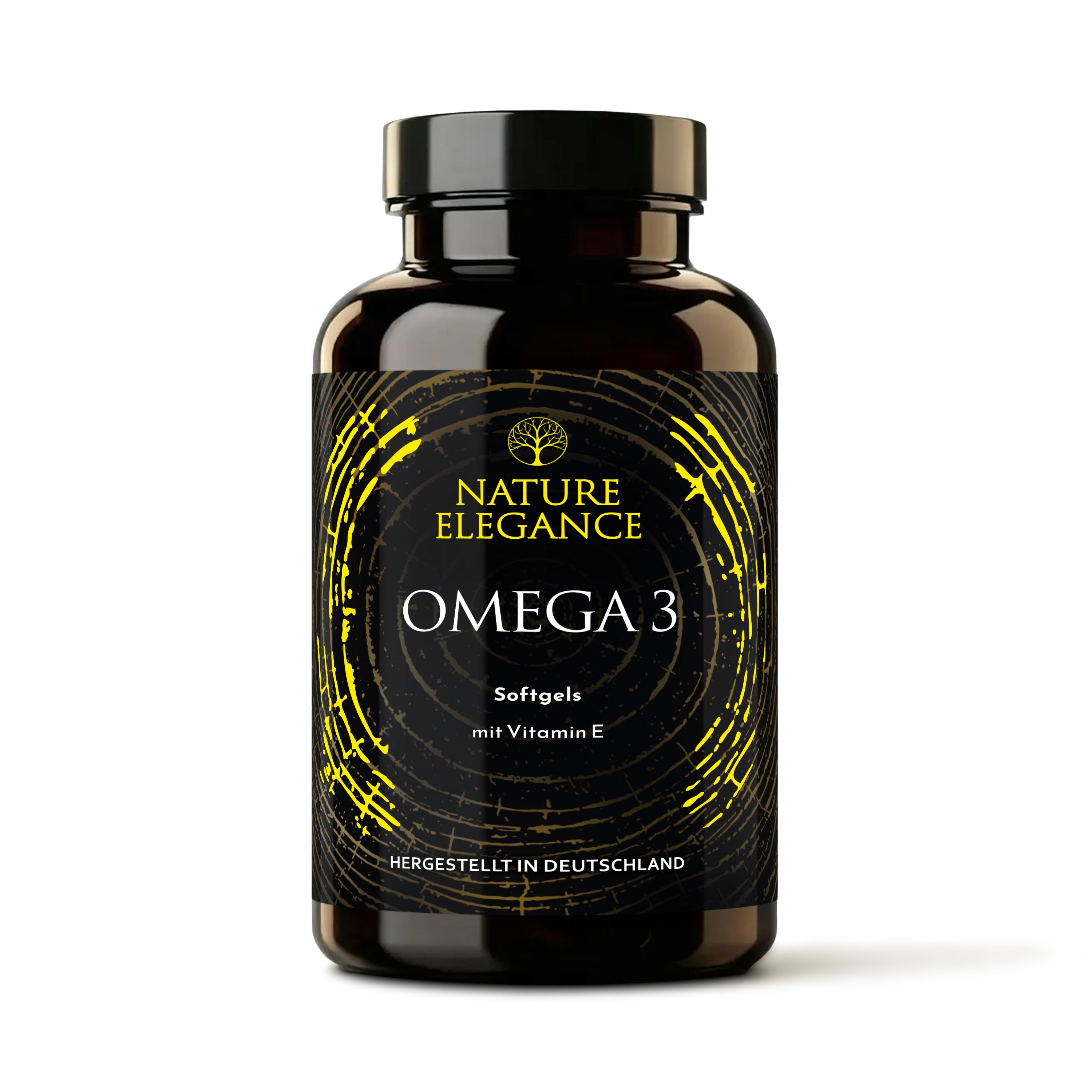 Nature Elegance - Omega 3 - Hoher Anteil an Vitamin E, DHA & EPA (2er Pack) - - Nahrungsergänzungsmittel von NEOLYMP | Fitnessequipment und Sportartikel