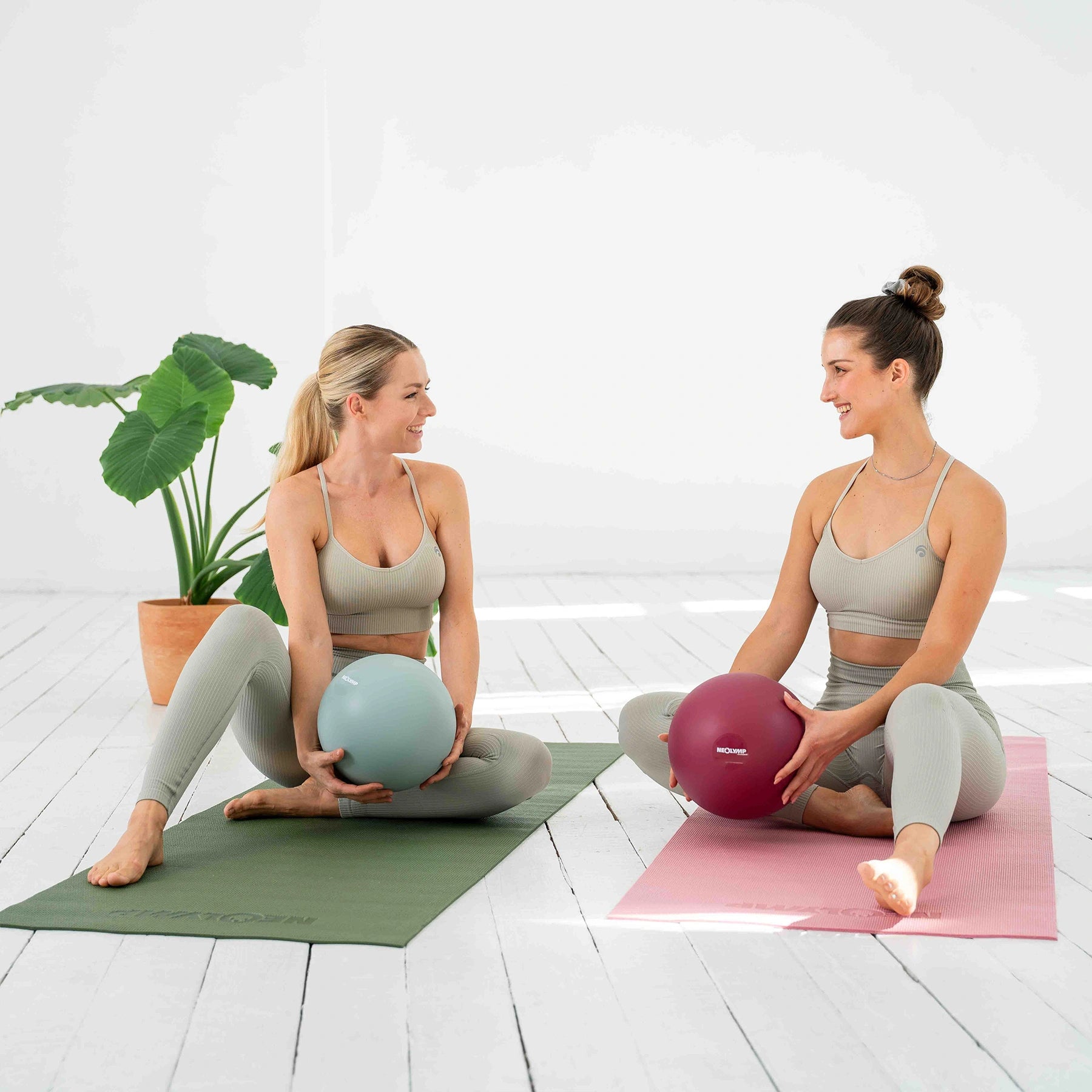 Premium Pilates Komplett-Set mit Geschenkbox (MP) - Berry PRO Set mit Matte + SZ-Stange - Sportgerät von NEOLYMP | Fitnessequipment und Sportartikel